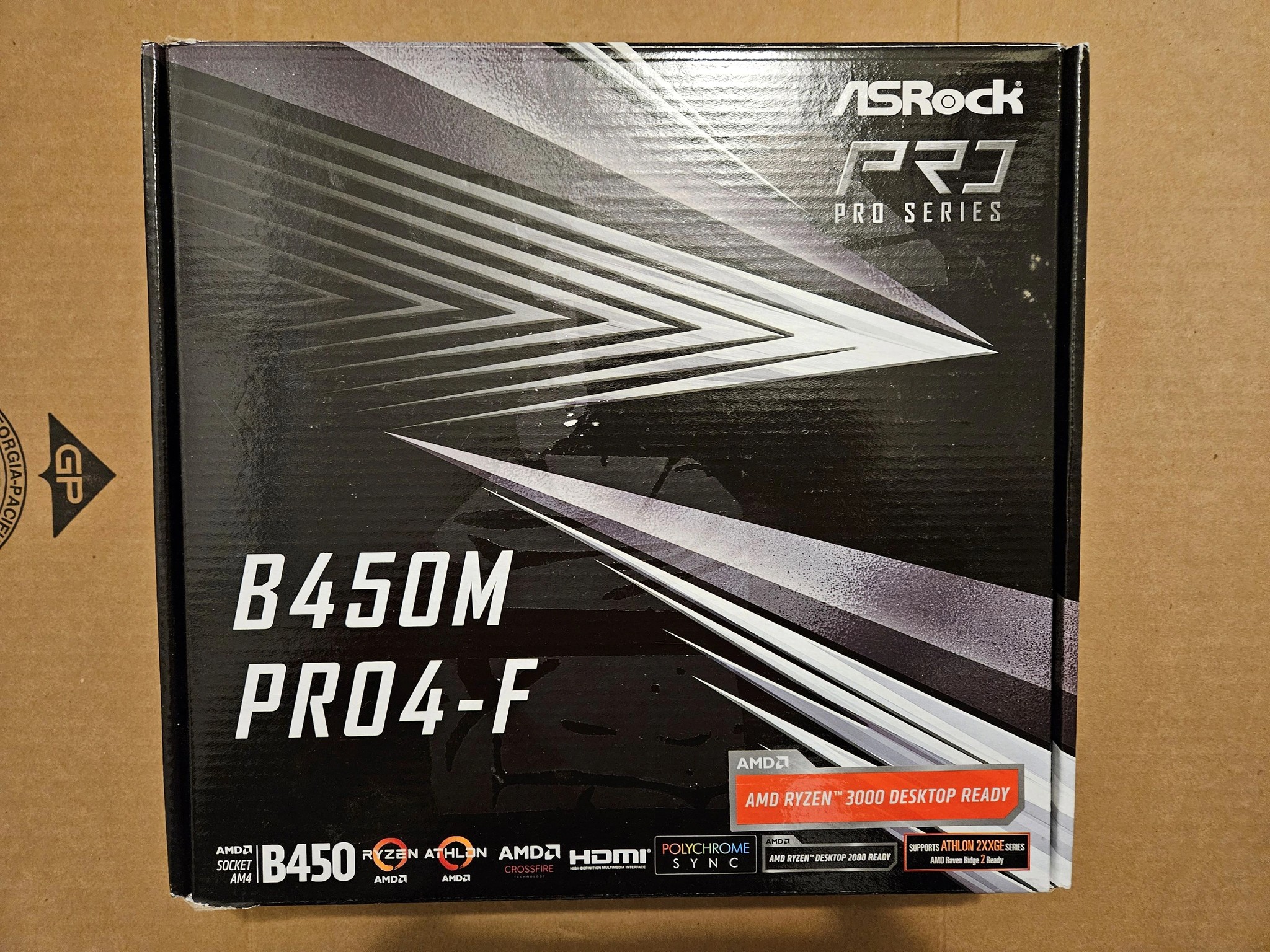 ASRock B450M PRO4-F Socket AM4 - Used