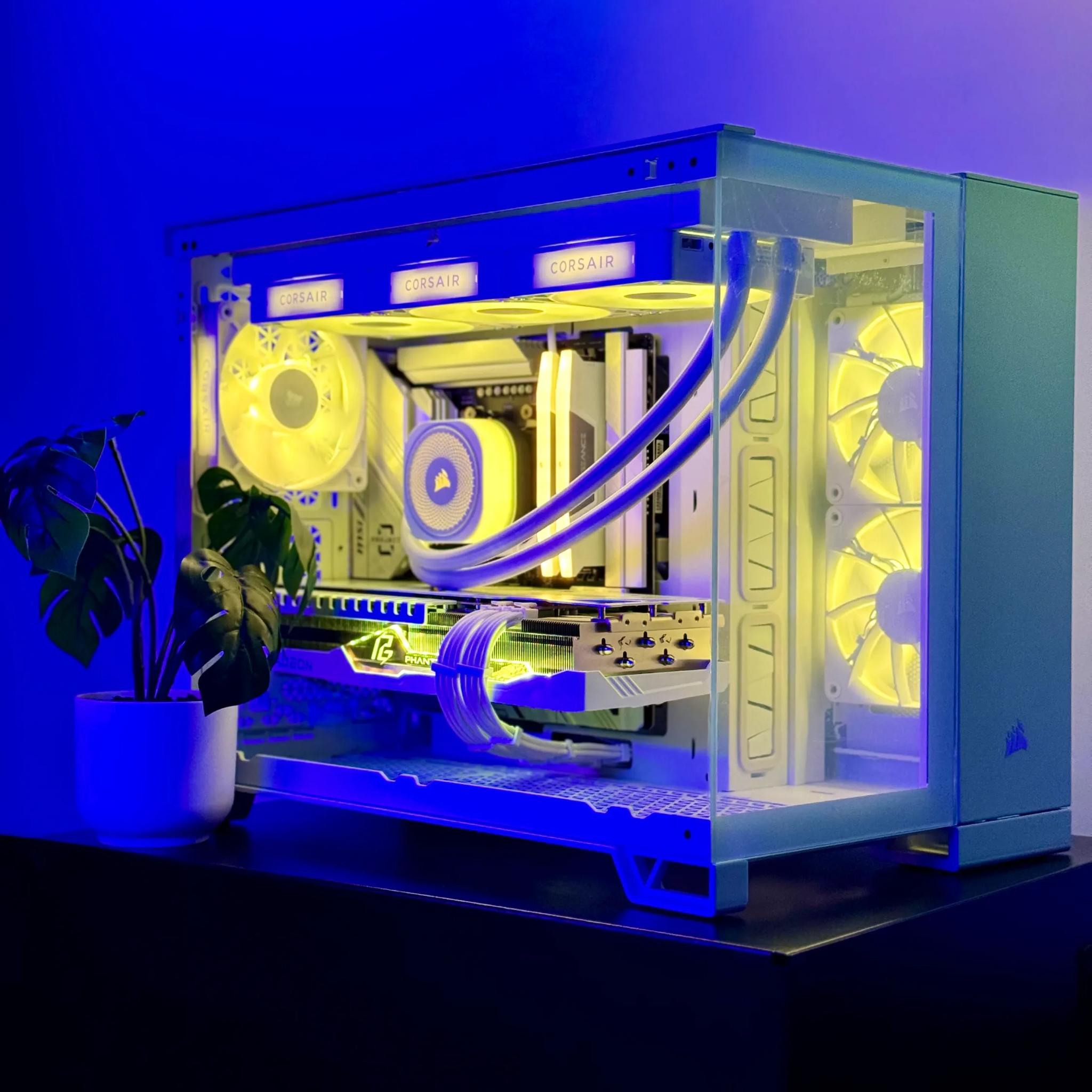 Corsair Dream Gaming PC ✨ 7900XT 20GB, Ryzen 7600X, 2TB M.2 SSD, 32GB RAM, Project ZERO MOBO, WIN11