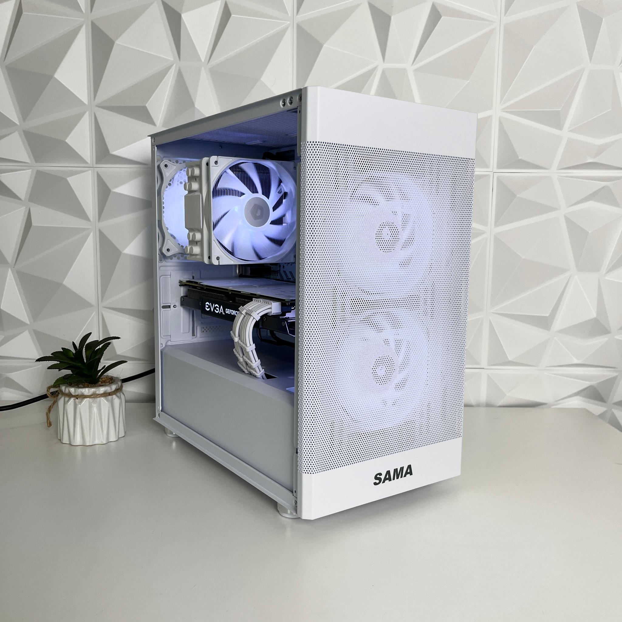 White RGB Gaming PC | Ryzen 5 + GTX 1070 8GB | 16GB