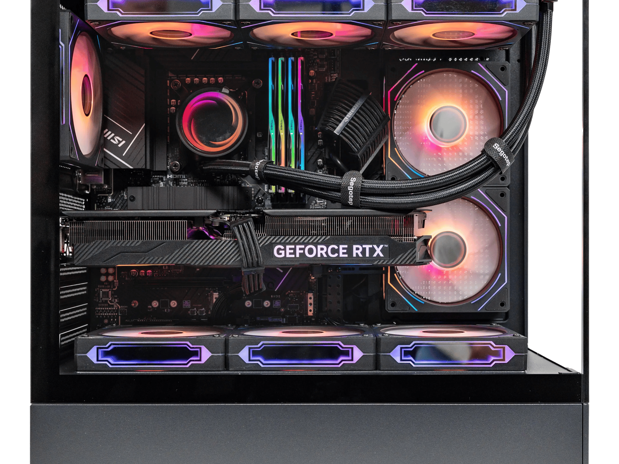 The Poseidon i7-13700KF 5.8GHz, RTX 4070  12GB, 1TB NVME SSD, 32GB RGB DDR5 With Keyboard/Mouse