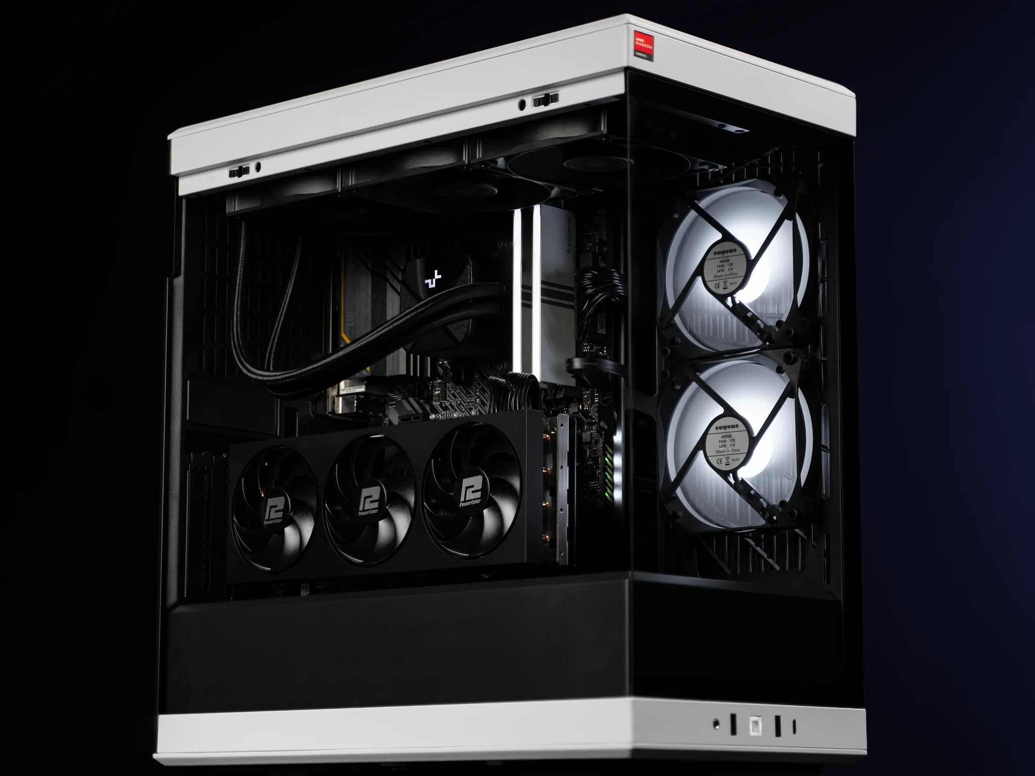 “Prebryte” RX 7700 XT Ryzen 7 32GB Windows 11 Pro 2TB Gaming PC Powerhouse