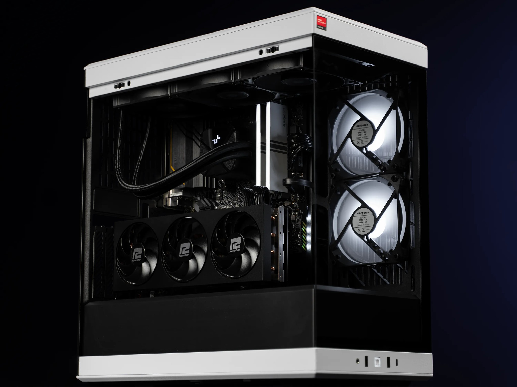 “Prebryte” RX 7700 XT Ryzen 7 32GB Windows 11 Pro 2TB Gaming PC Powerhouse