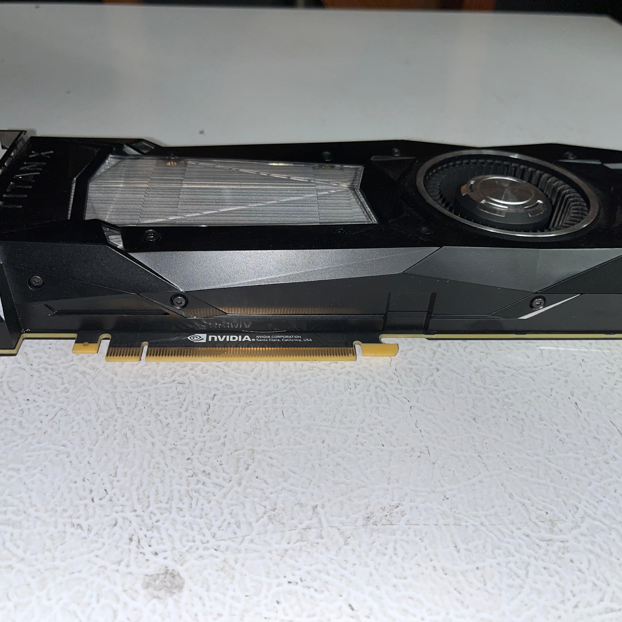 NVIDIA Titan X Pascal 12GB GDDR5X – Graphics Card – Tested & Working