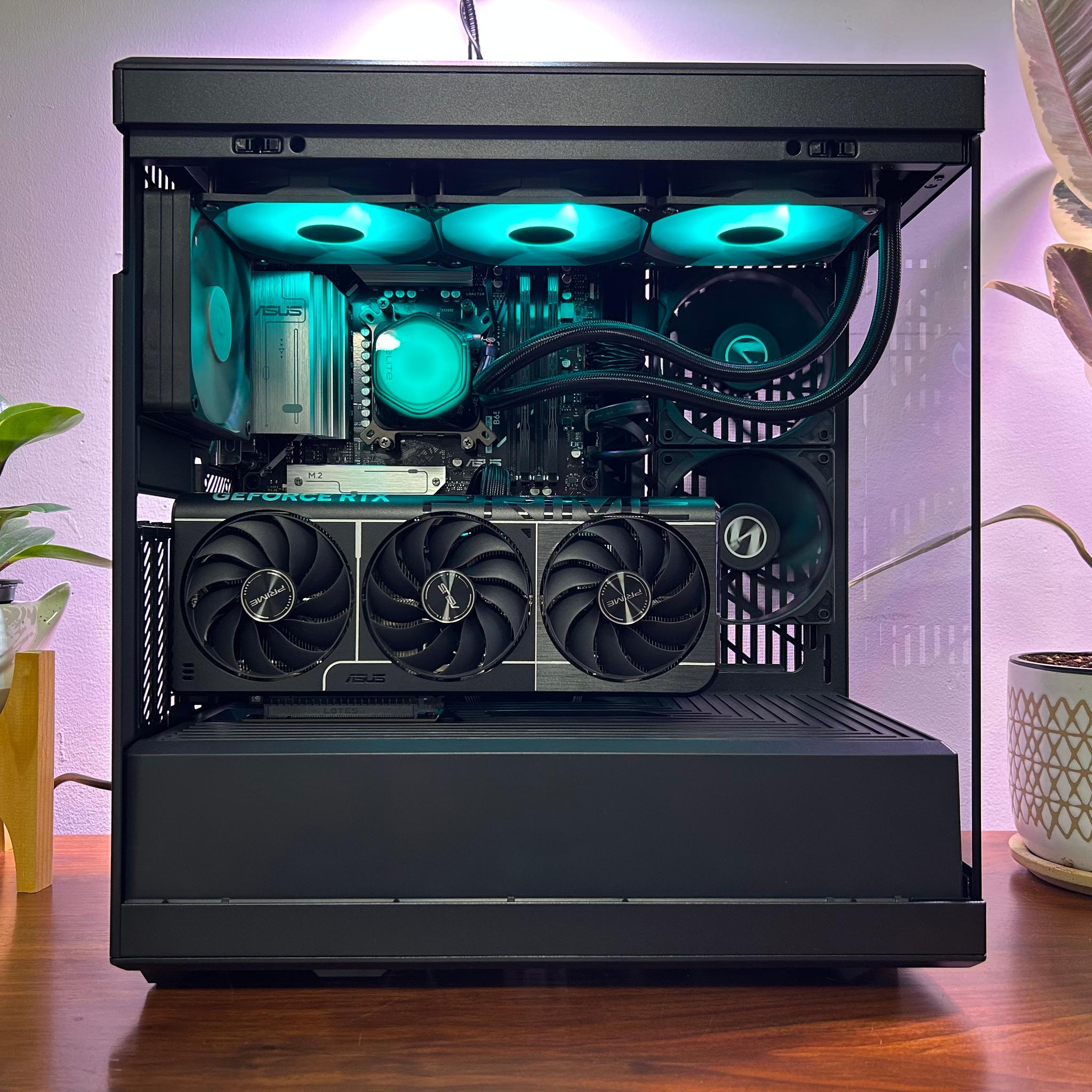 RTX 5070 | Ryzen 5 7600X3D | 32GB DDR5 | 2TB NVMe | 360mm AIO | HYTE Y40