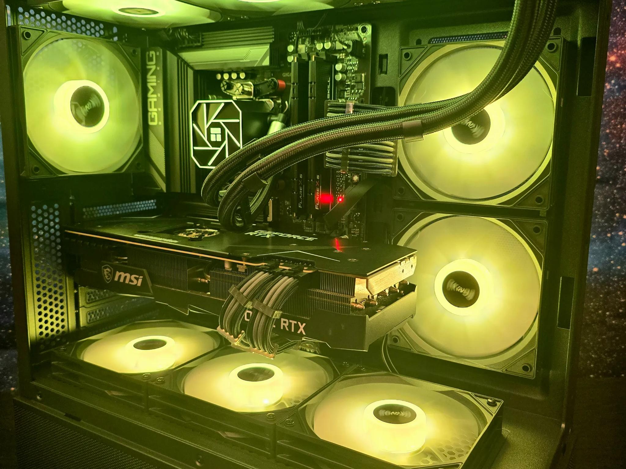 🟡⚫1440P CUSTOM AM5 PC | RTX 3080 OC | RYZEN 5 7600X | 6000Mhz 32GB RAM | 1TB M.2 SSD⚫🟡