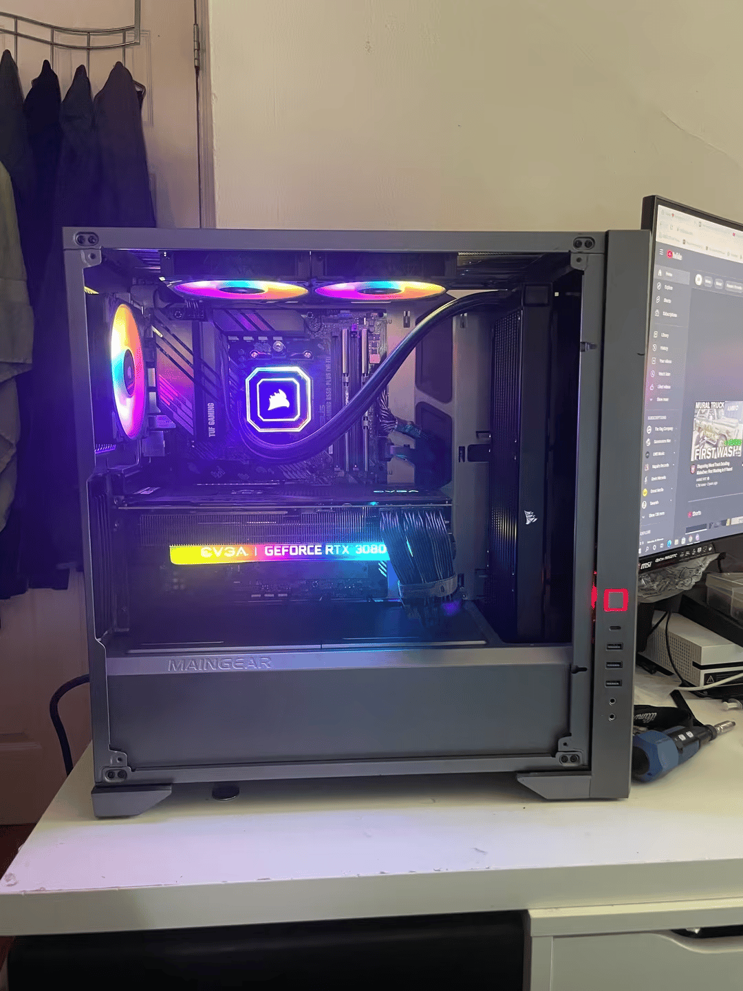 High End Gaming Computer RTX 3080 10Gb + Ryzen 7 5800X