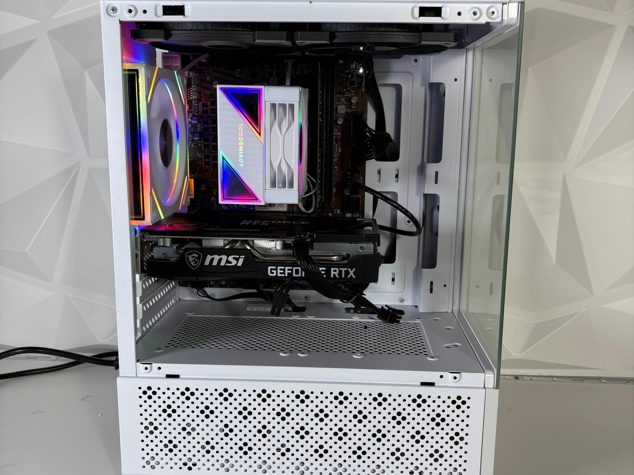 White SFF Gaming PC (V2) - RTX 3060 8GB / Ryzen 5 3500/ 16GB DDR4