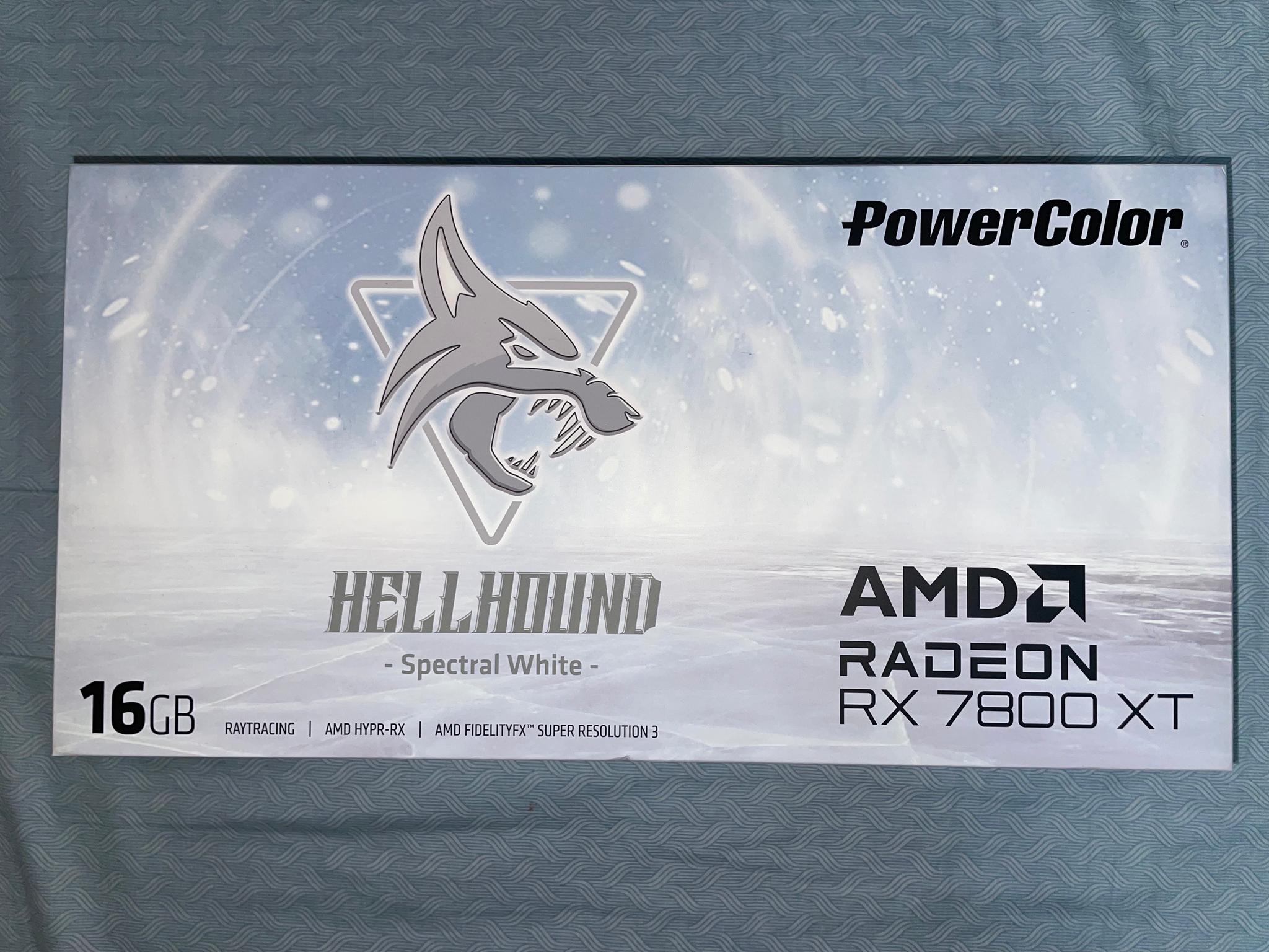 PowerColor Hellhound Spectral White RX 7800 XT