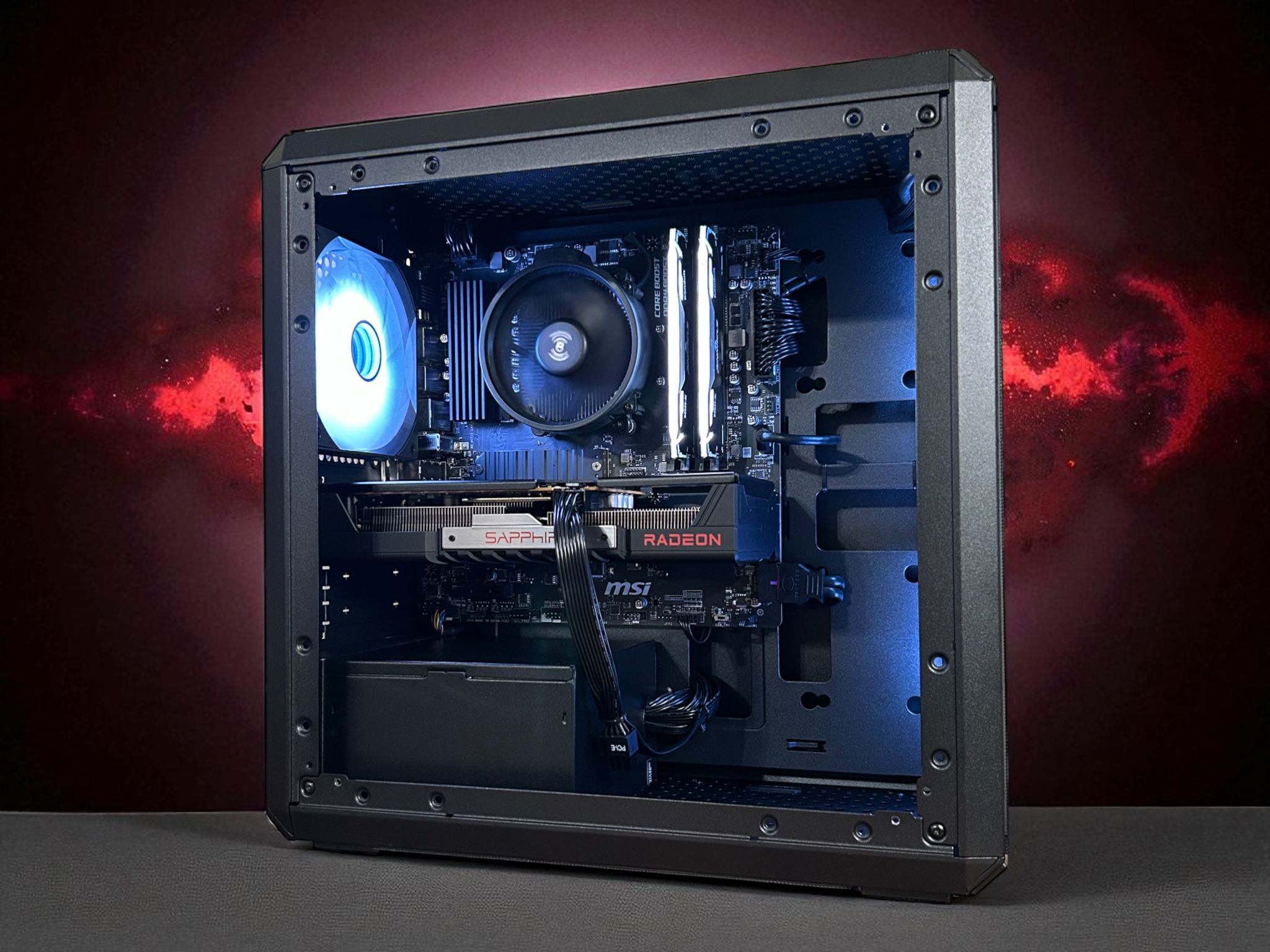 *HOLIDAY SALE* RX 9060XT 16GB | Ryzen 5 5600X | 32GB DDR4 | 1TB NVMe | The Dark Trooper Elite