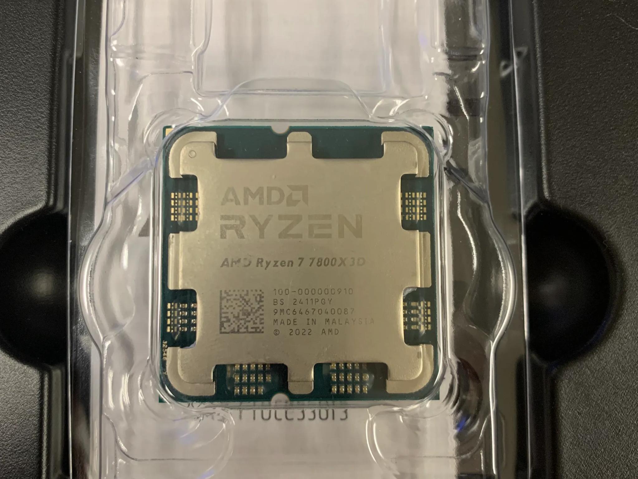 AMD Ryzen 7 7800X3D 8-Core, 16-Thread Desktop Processor