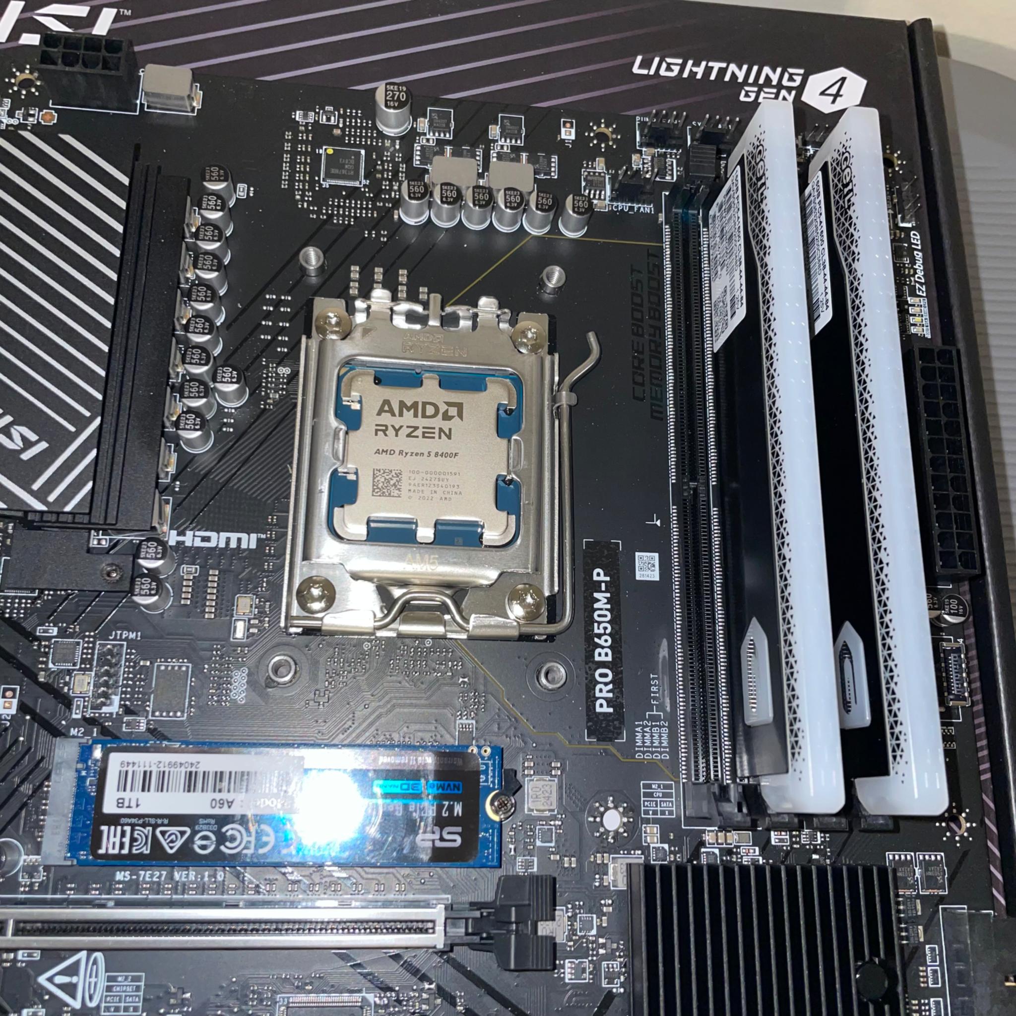 AM5 CPU/RAM/SSD/MOTHERBOARD COMBO