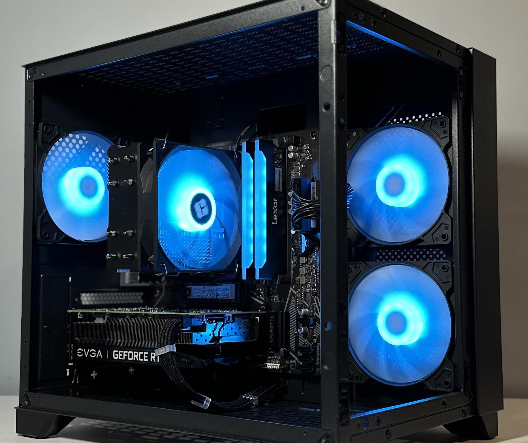 Ryzen 5 4500/Nvidia RTX 2060 6GB Custom RGB Gaming PC WIFI Win10