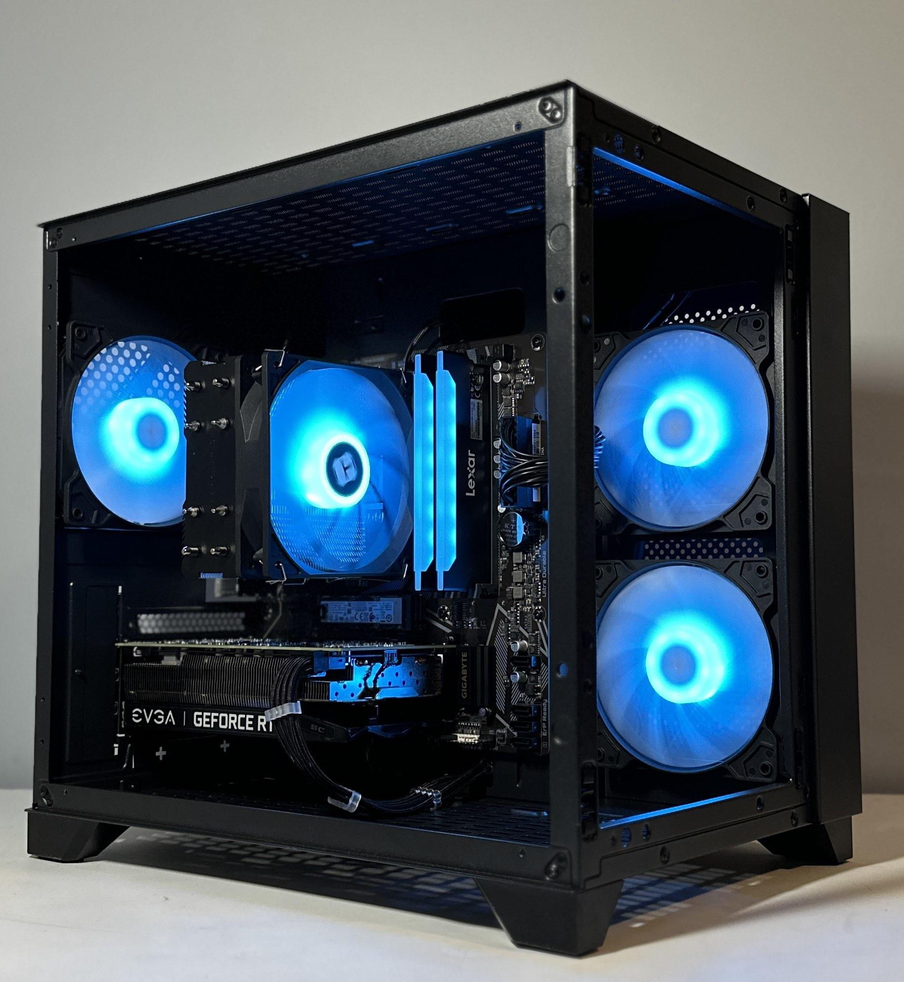 Ryzen 5 4500/Nvidia RTX 2060 6GB Custom RGB Gaming PC WIFI Win10