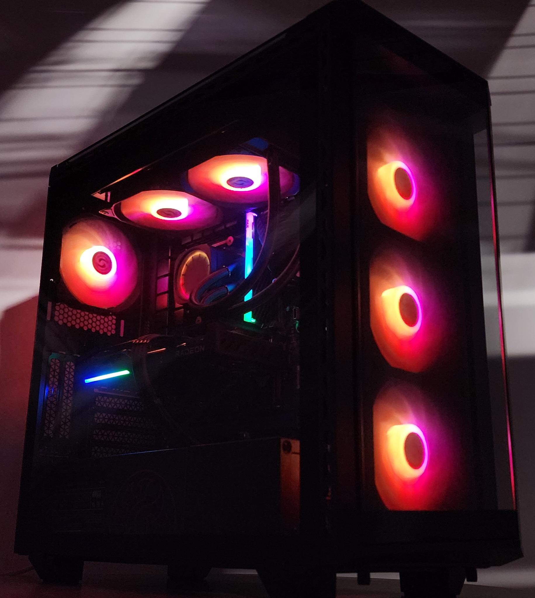 Gaming PC Ryzen 5 7600X 16GB RAM 1TB SSD RX 9060 XT 16GB Windows 11 Computer
