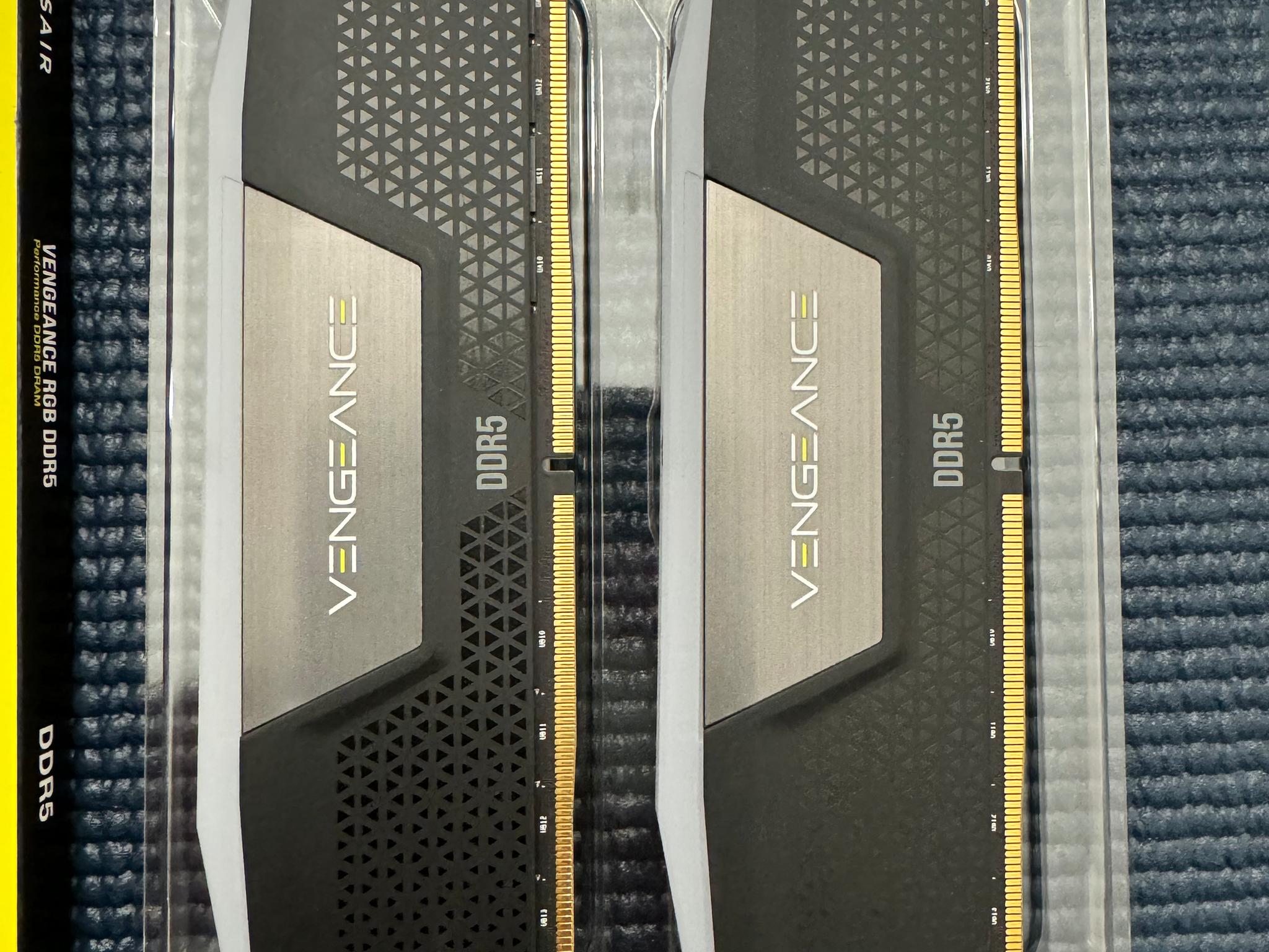 CORSAIR VENGEANCE RGB DDR5 RAM 64GB (2x32GB) 6000MHz CL30 Intel XMP iCUE Compatible Computer Memory