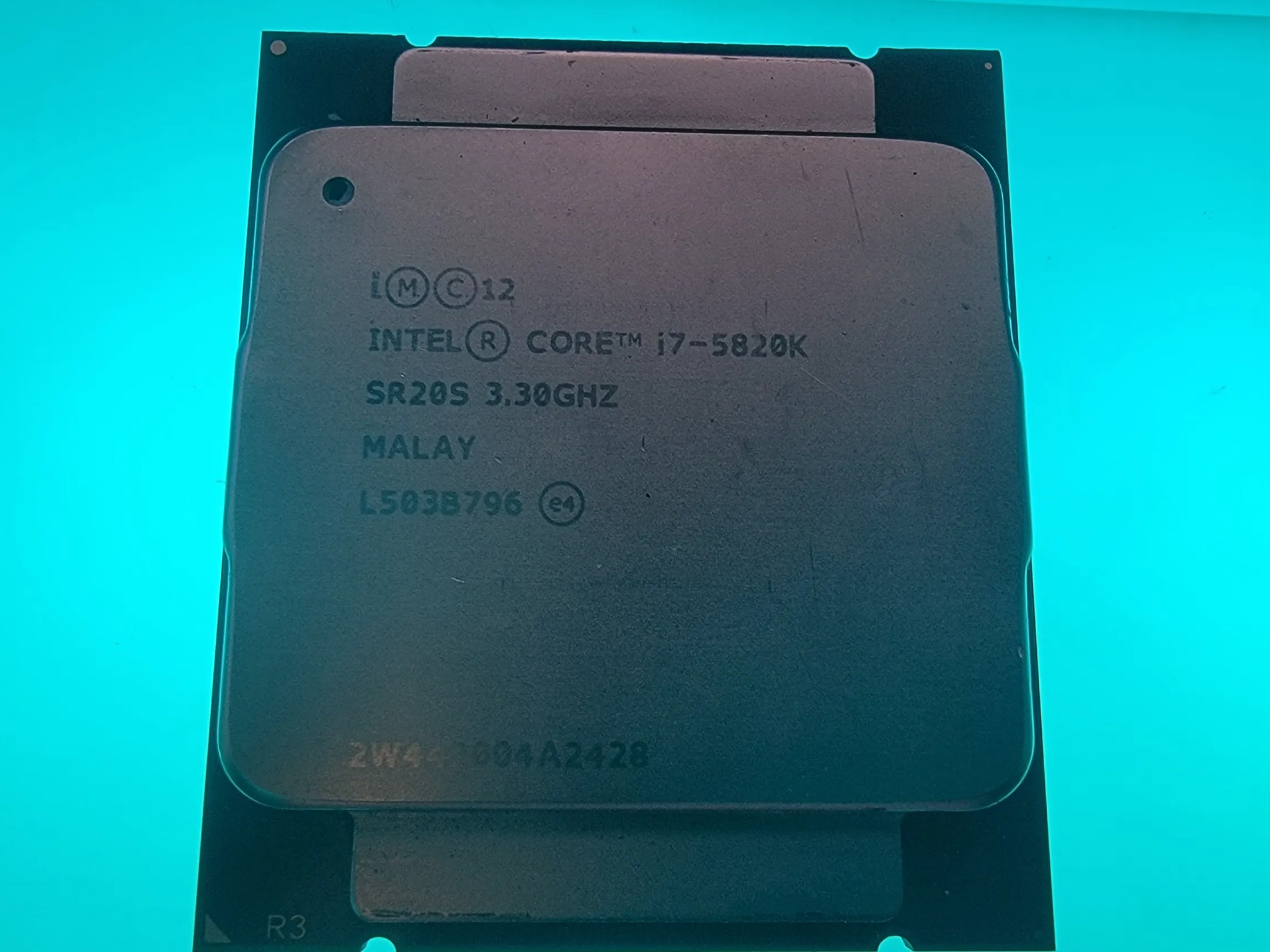 Intel Core i7-5820K 3.30GHz 6-Core 12 thread 15MB For Socket LGA2011-v3 Desktop Processor SR20S 140W