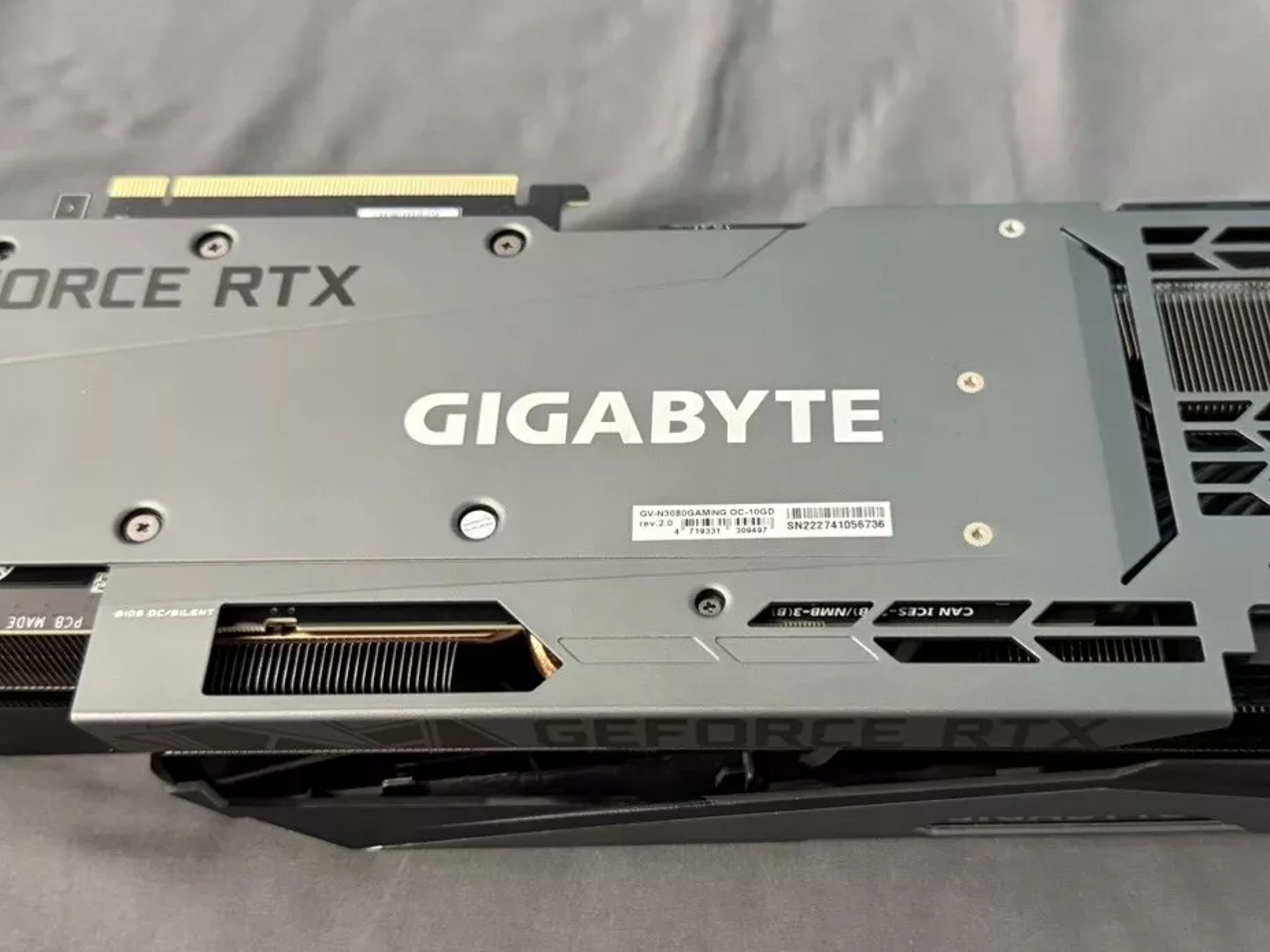 GIGABYTE GeForce RTX 3080 GAMING OC 10GB GDDR6X Graphics Card