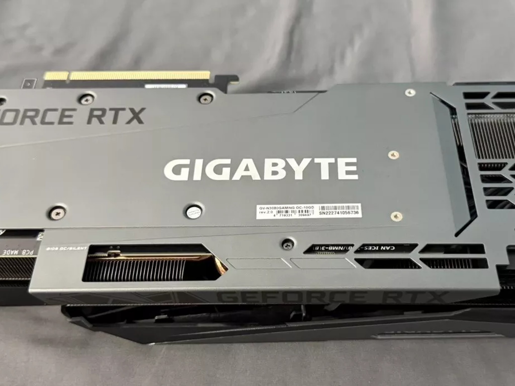 GIGABYTE GeForce RTX 3080 GAMING OC 10GB GDDR6X Graphics Card