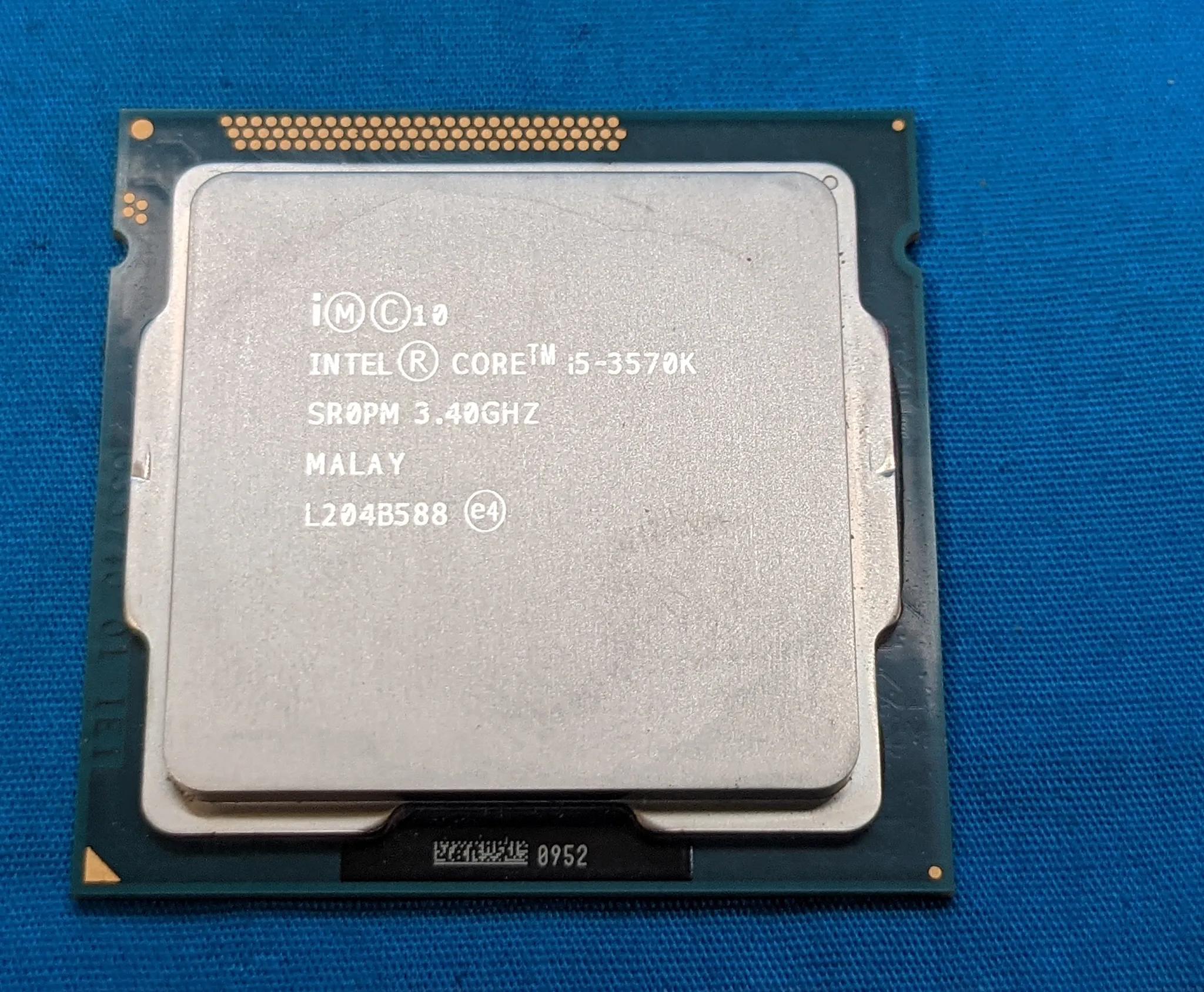 Intel Core i5-3570K 3.40GHz LGA1155/Socket H2 Quad-Core 6MB Desktop CPU - 4201271587