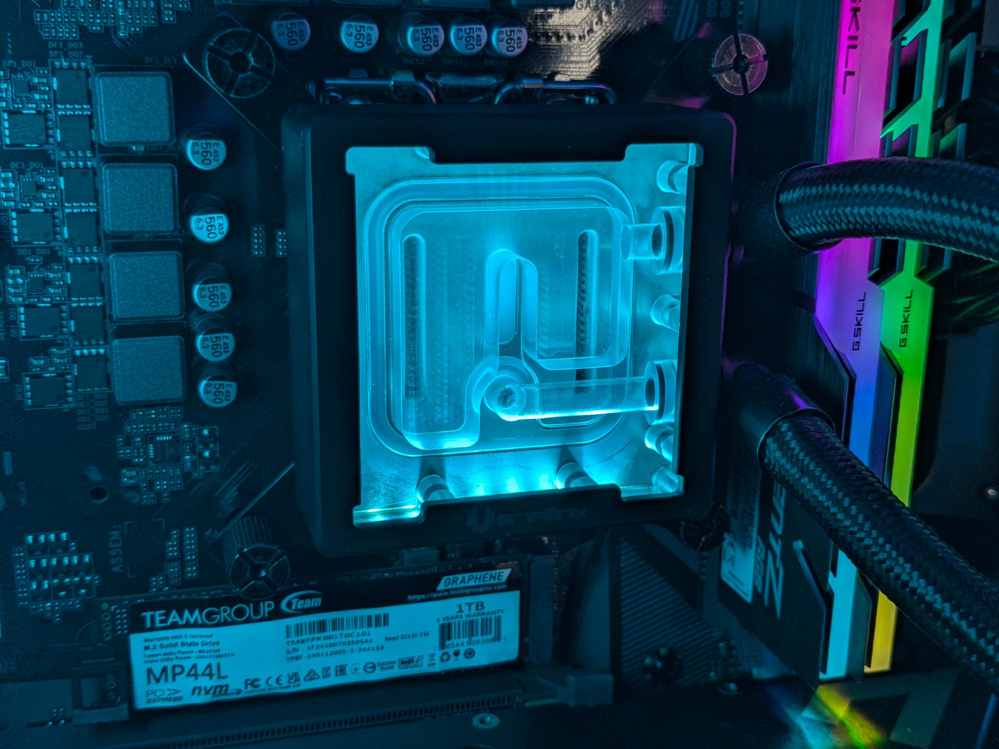 🖤Dark Flux Liquid-Cooled💧Pro Gamer PC⚫RTX 5070⚫I5-12600K⚫32GB RGB RAM⚫Windows 11 Pro