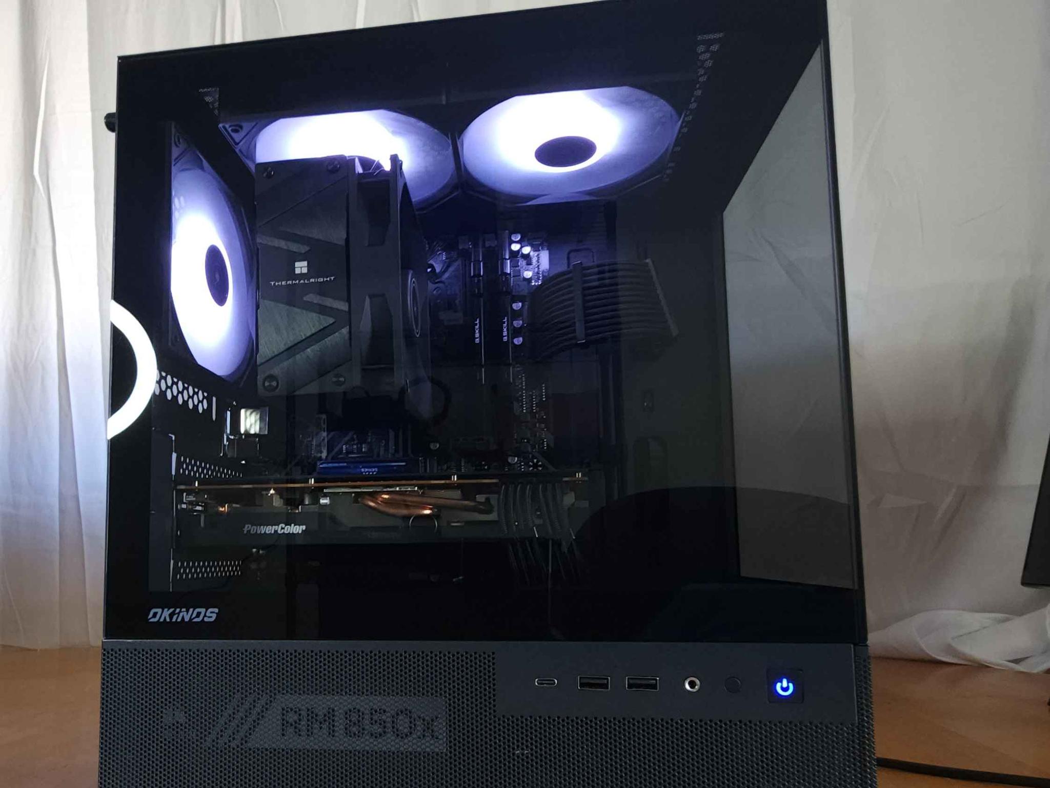 Obsidian core 🌑💻 | Ryzen 5600x | Radeon 6700xt | 32gb | 1tb NVME | 850w | WIFI Included!