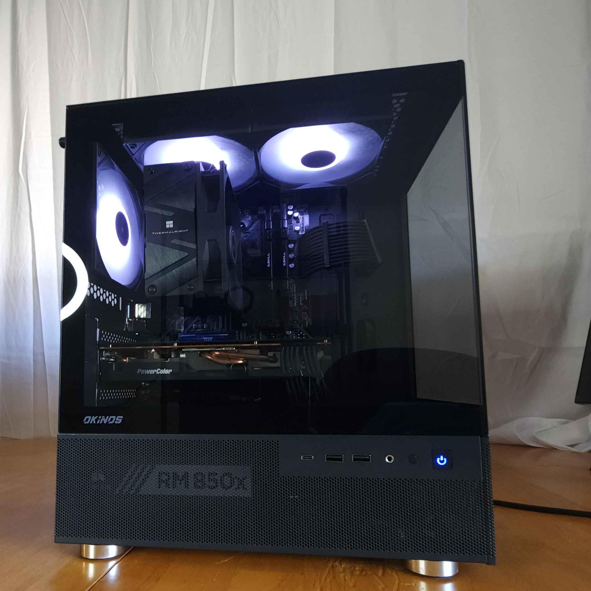 Obsidian core 🌑💻 | Ryzen 5600x | Radeon 6700xt | 32gb | 1tb NVME | 850w | WIFI Included!