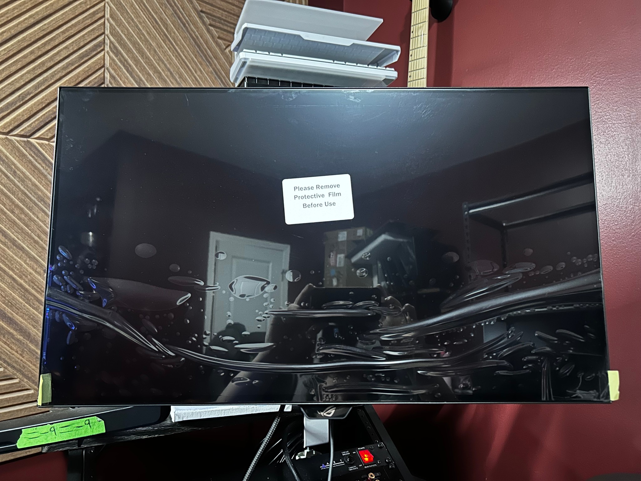 ASUS ROG Swift 27" 2K QHD (2560 x 1440) 240Hz Gaming Monitor (PG27AQDM) (Screen Protector Still On!)