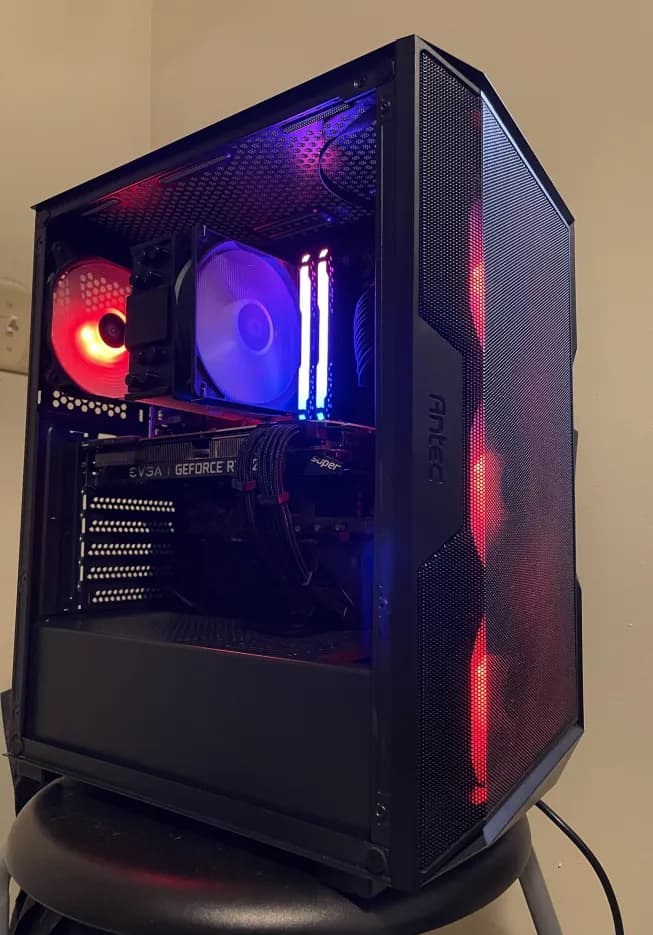 Nvidia RTX 2070 Super | RYZEN 7 3700X | 16GB RAM | 1TB M.2 NVMe SSD | Black Gaming PC