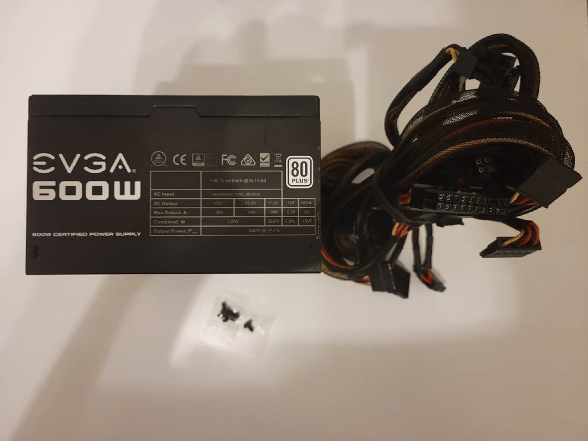 [EVGA B-STOCK] 600 W 80+ Certified ATX Power Supply