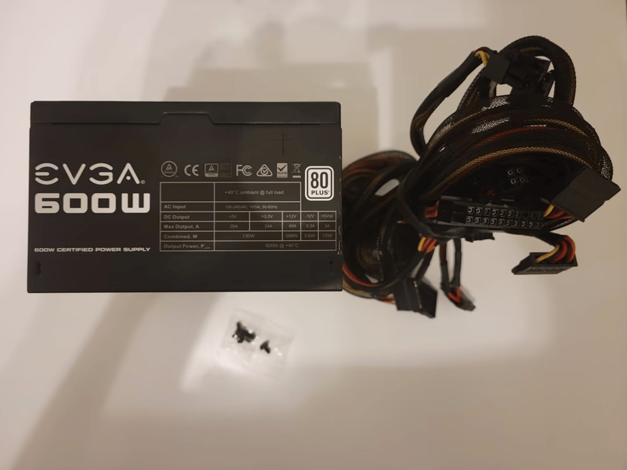 [EVGA B-STOCK] 600 W 80+ Certified ATX Power Supply