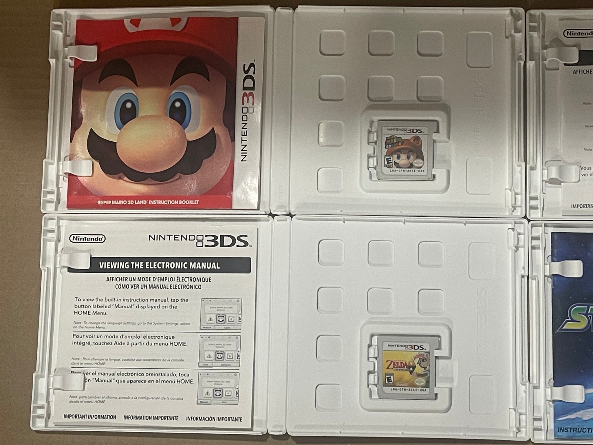 Used, Nintendo 3DS, Aqua Blue, + Games