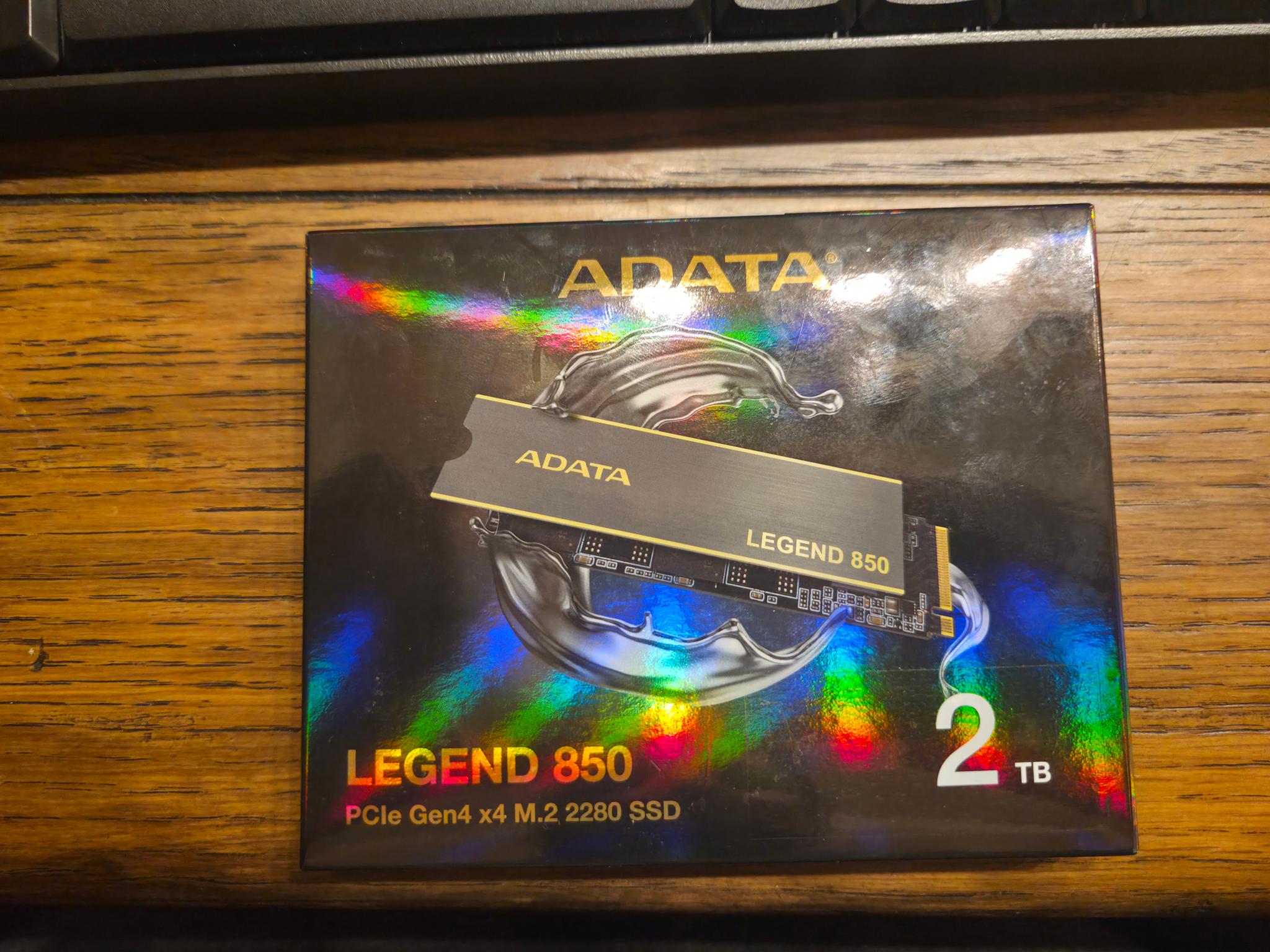 ADATA LEGEND 850 2TB NVME SSD (Up to 5000MB/s)