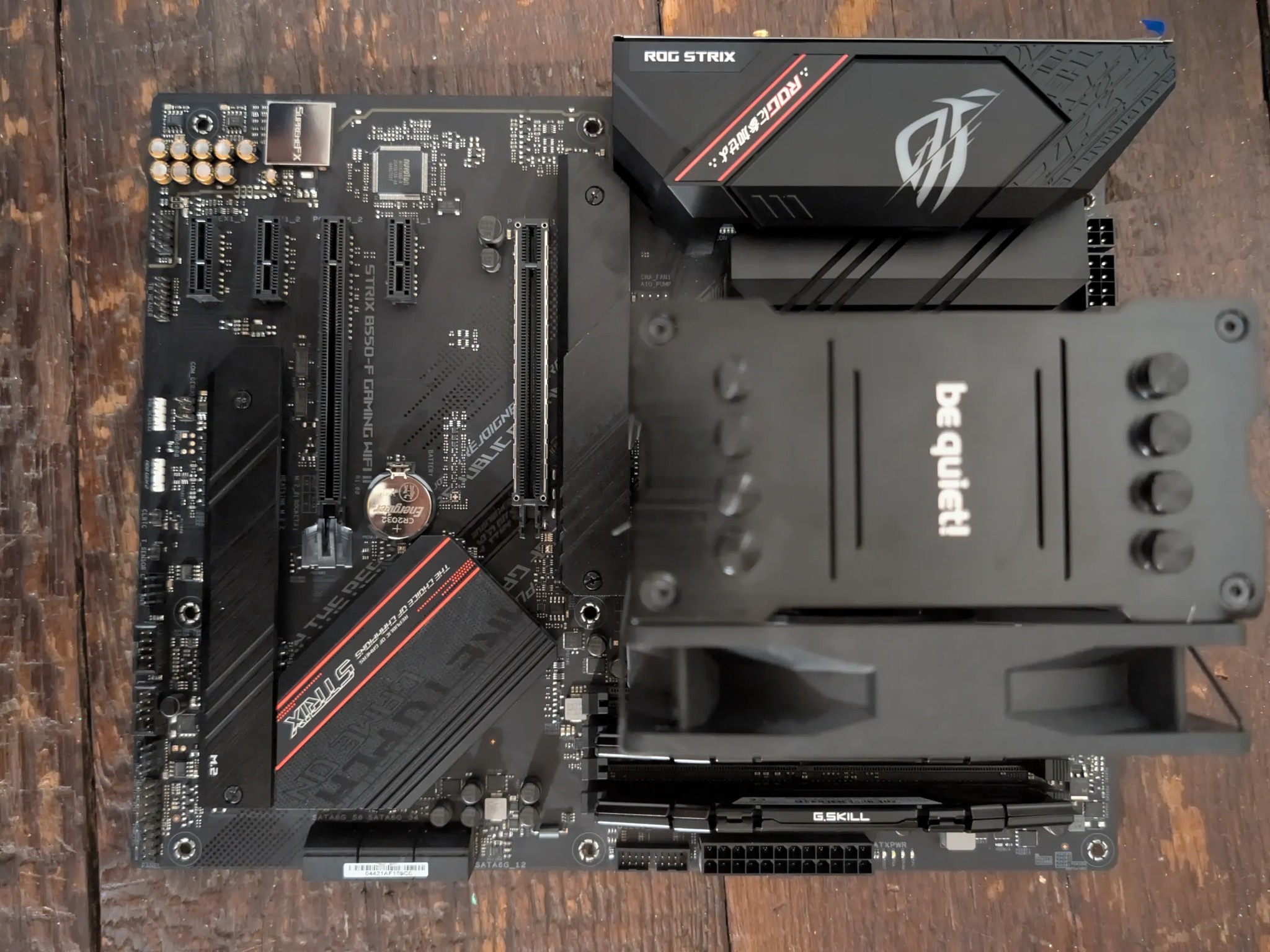 ⭐Like New⭐ Ryzen 7 5800x STRIX B550-F GAMING WIFI 16gb Ram be quiet Cooler Bundle