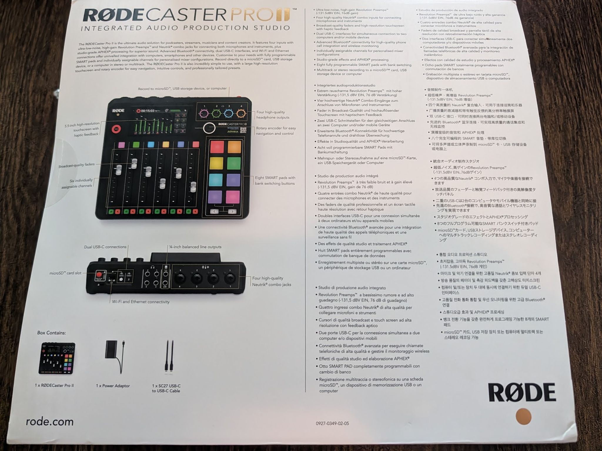 Rode RODECaster Pro II - NEW