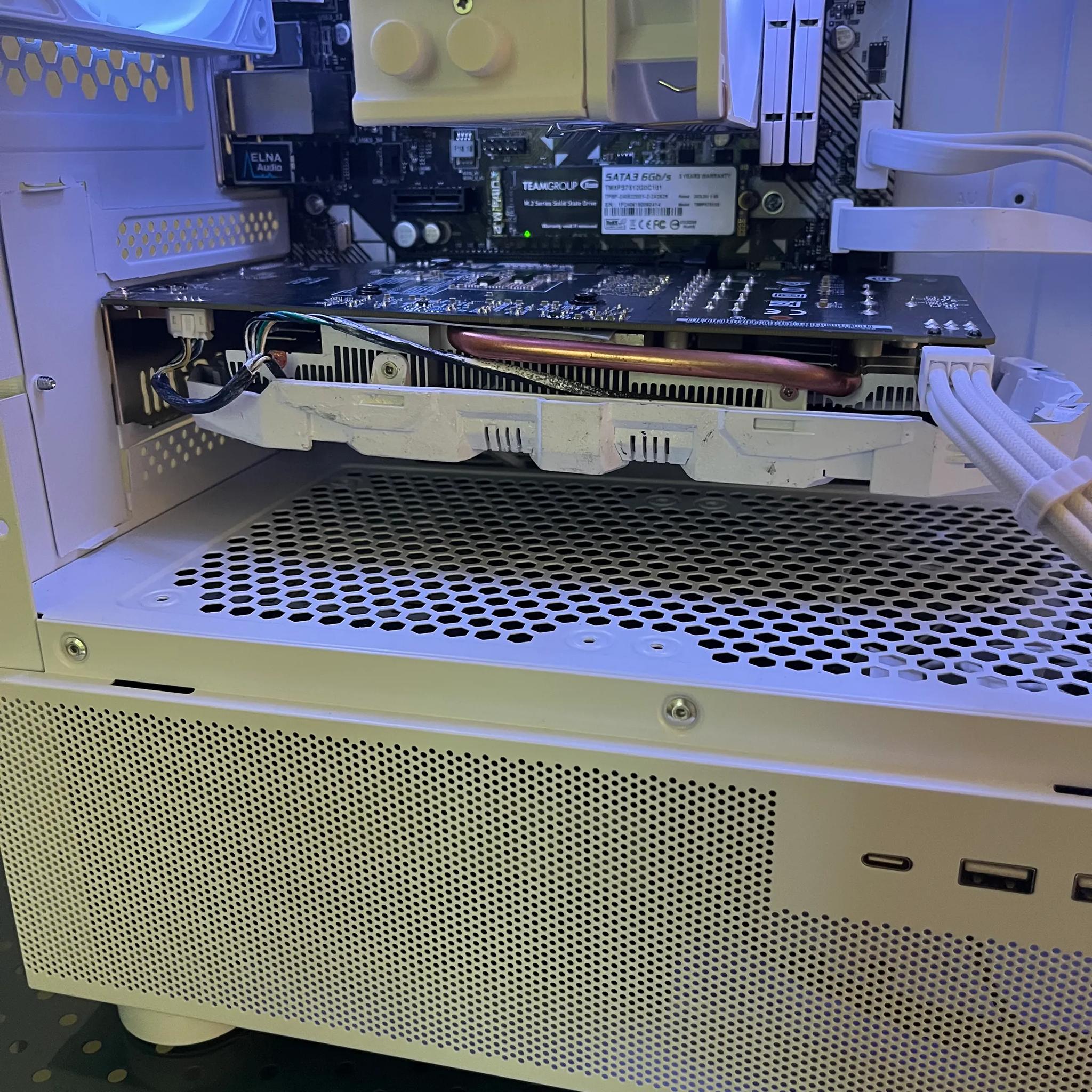 1080p White RGB Gaming PC (Ryzen 3 and GTX 1060 6GB)