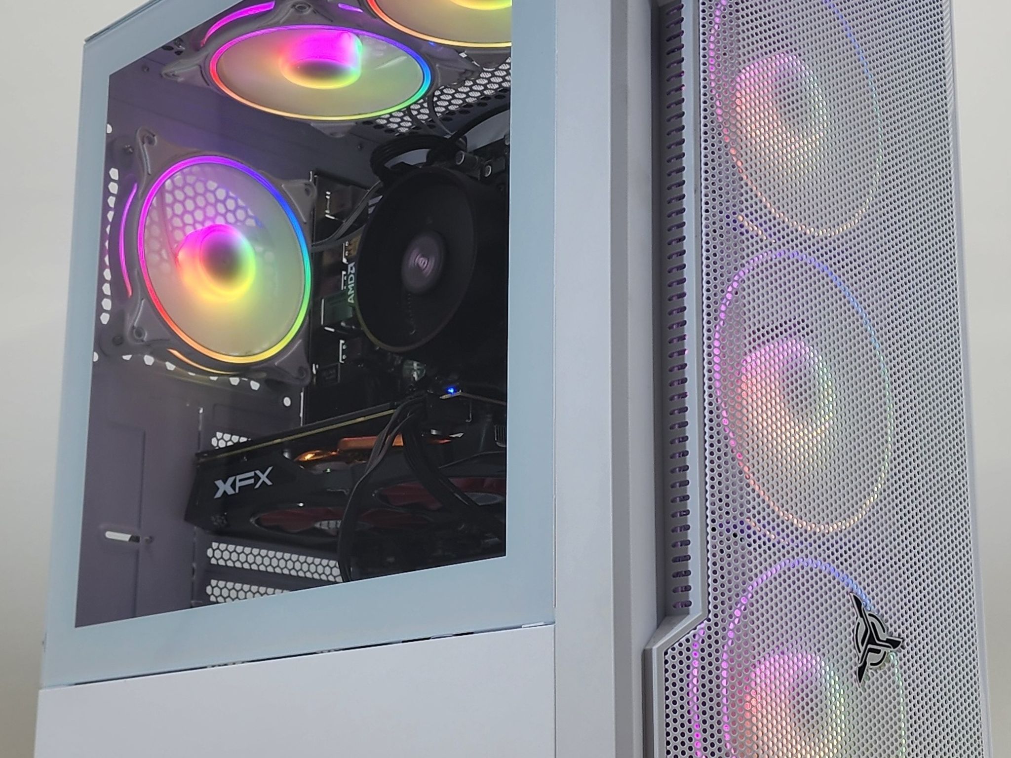Gaming PC Ryzen 5 2600 16GB RAM 256GB SSD+1TB HDD RX 570 8GB Win11 Computer