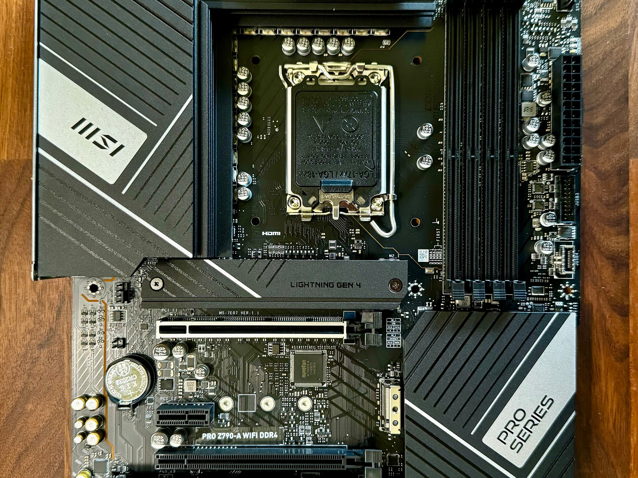 Intel i7 12700K and MSI Pro Z790-A WiFi DDR4 Bundle