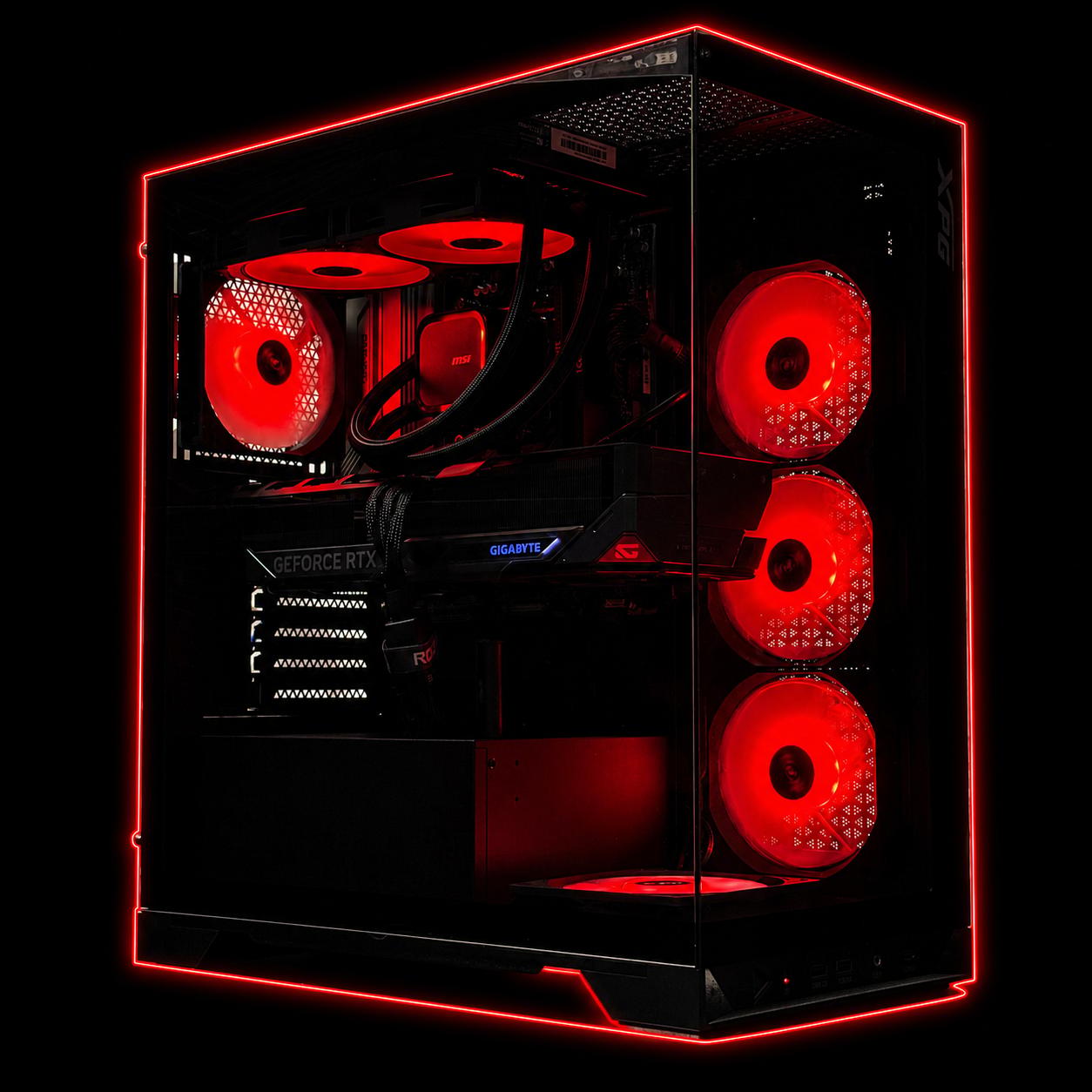 1440P/4K Creator gaming pc / RTX 5070 Ti / Ryzen 7 7800X3D / 32GB DDR5 Ram / 1TB SSD