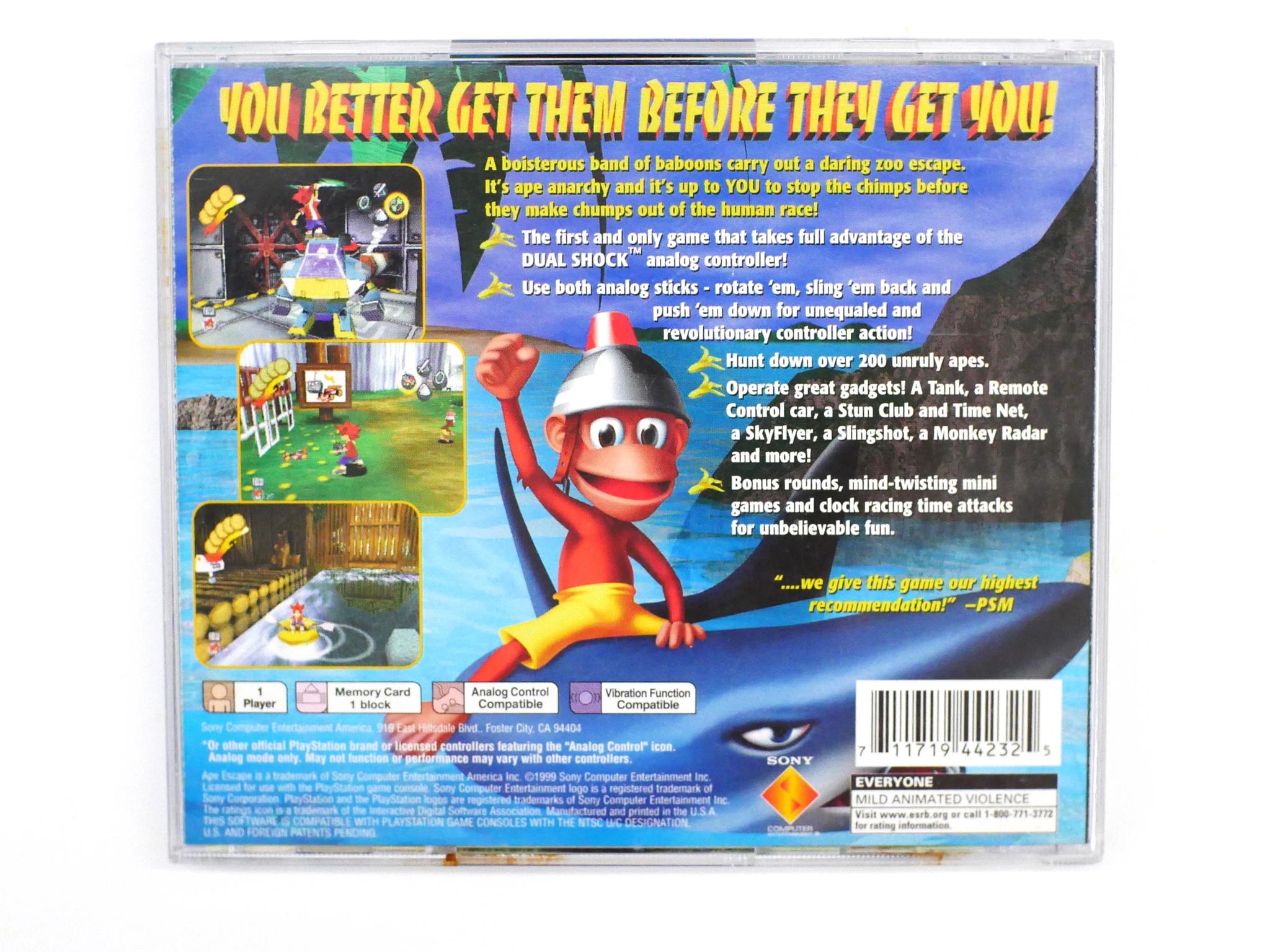 Final Fantasy Tactics, APE Escape, Monkey Hero PlayStation one game Bundle