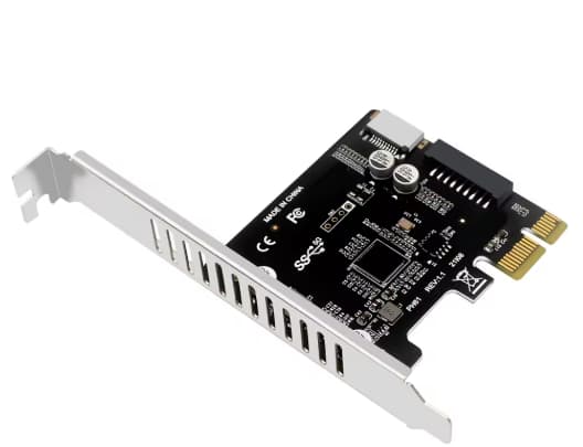 PCI-E To USB 3.0 PCIE Expansion Controller Card 19PIN PCI-E 1 To USB 3.0 Hub Splitter Expansion Card