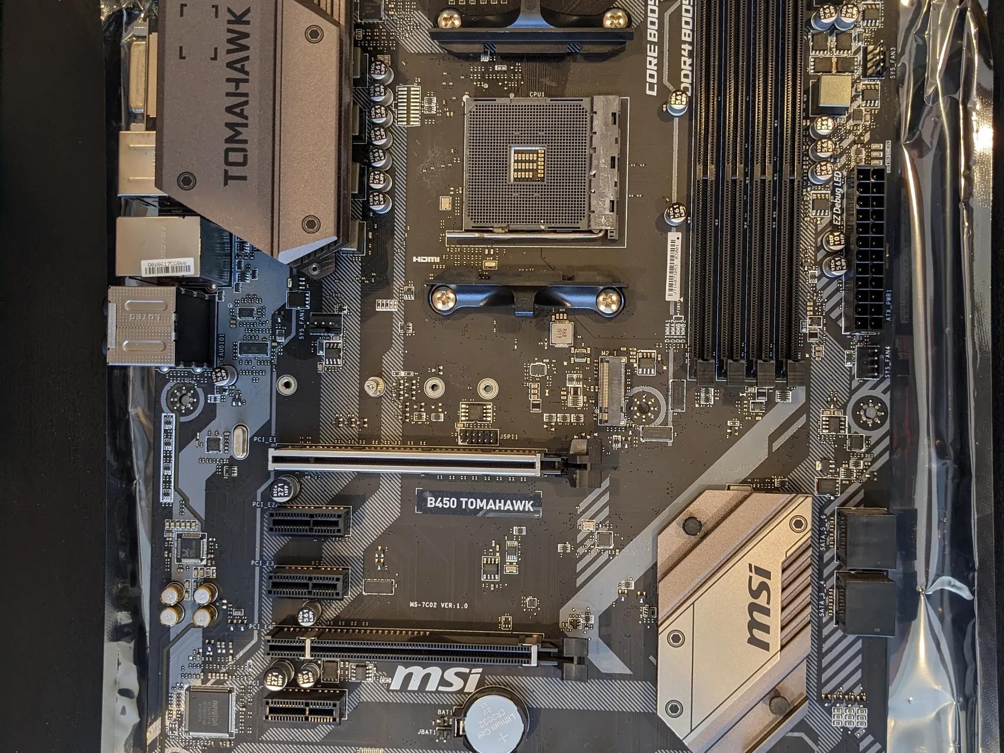 Ryzen 5 5600X + MSI B450 Tomahawk Motherboard + 32GB DDR4