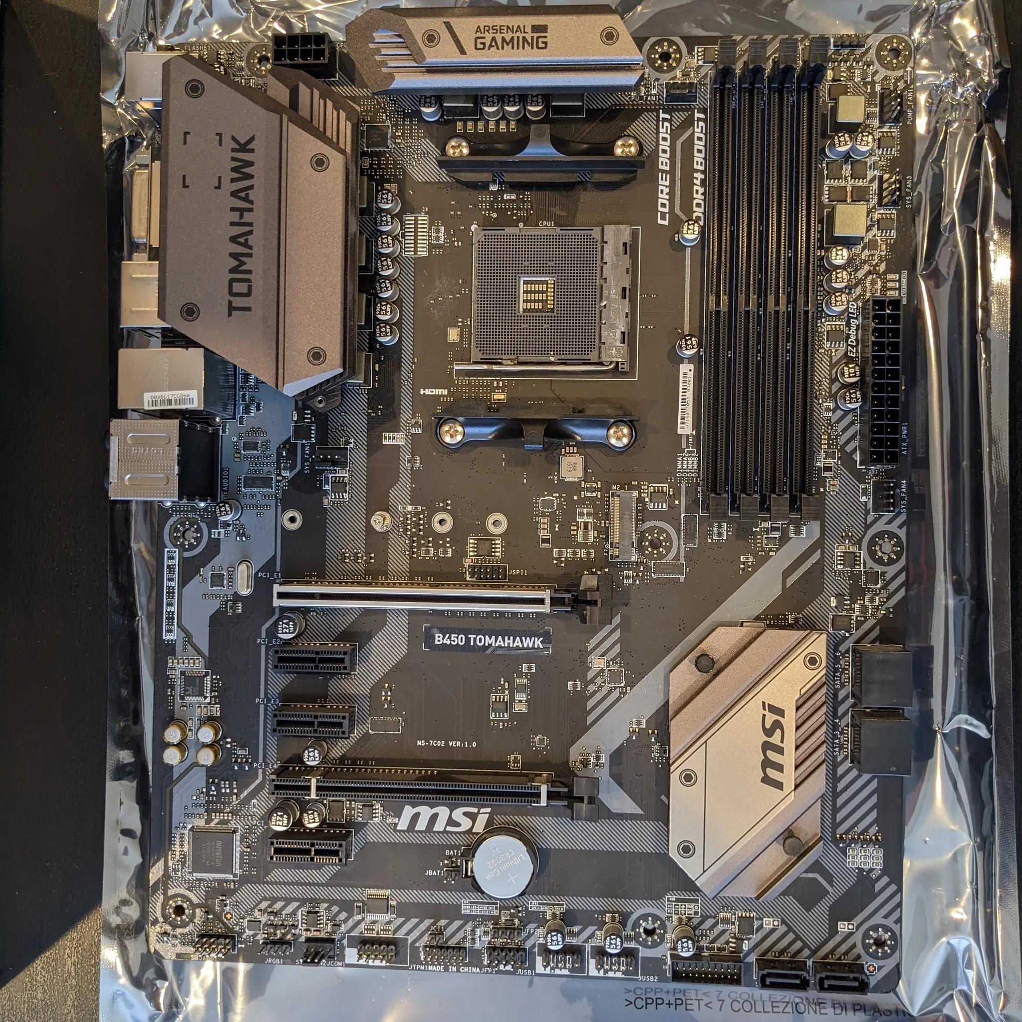 Ryzen 5 5600X + MSI B450 Tomahawk Motherboard + 32GB DDR4 RAM (2 kits of 16GB (8GBx2))