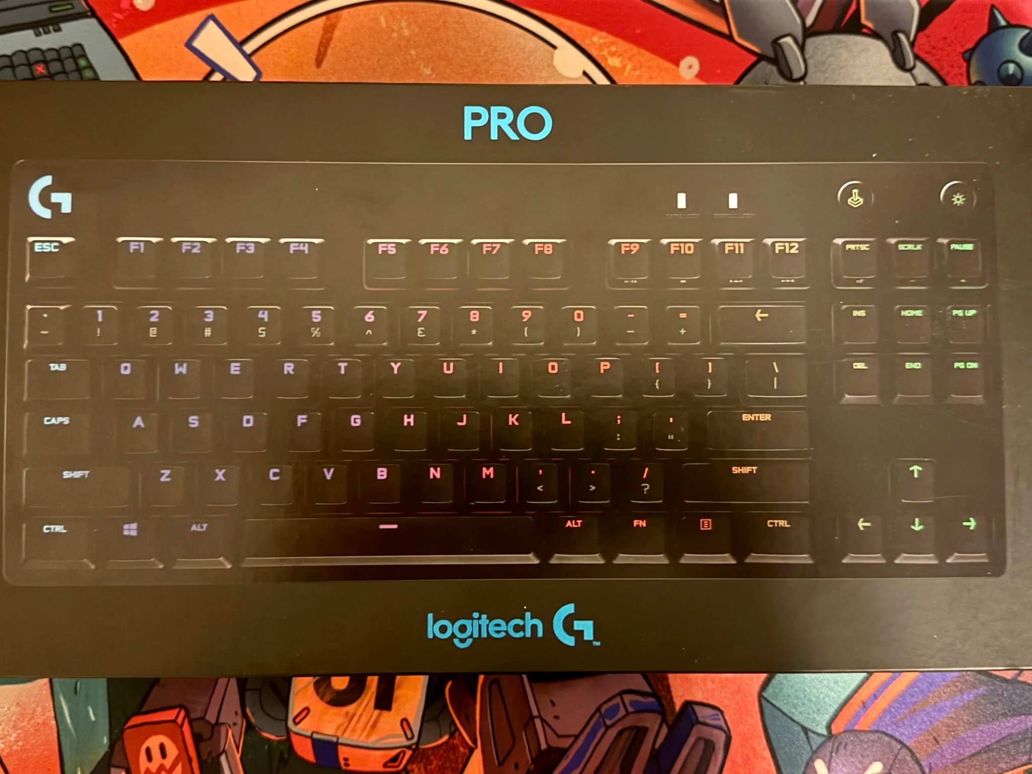 Logitech G Pro X (GX Blue Clicky) Gaming Keyboard