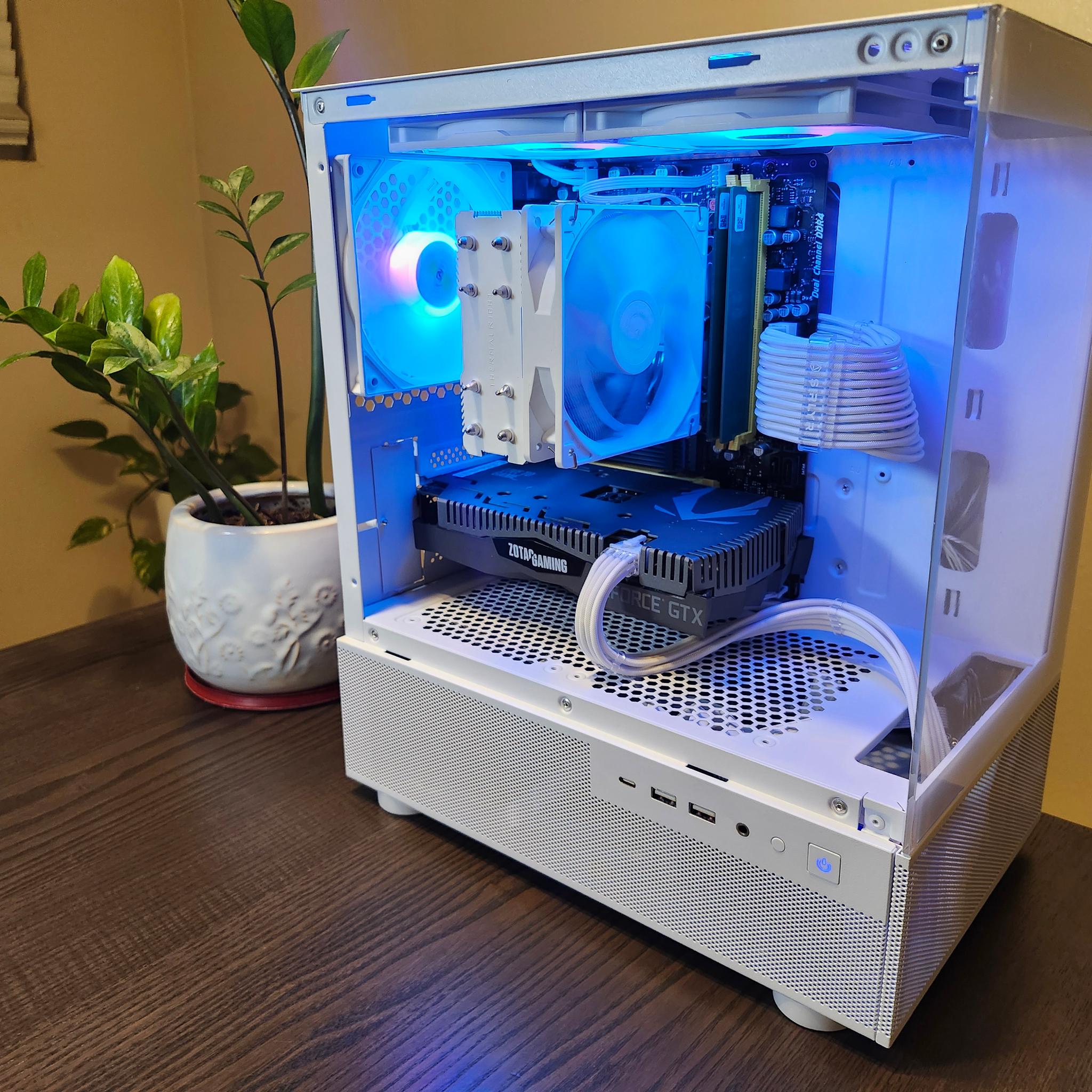 All White Gaming PC | Ryzen 5 3600 | GTX 1660 Ti | 16GB RAM | 512GB NVMe