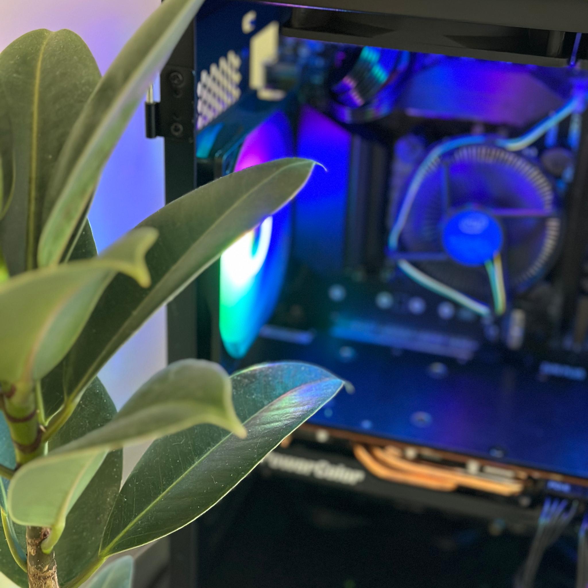 🌈Rainbow Warrior🥷||Custom Gaming PC With Intel i3 10100F and RX 5700 XT
