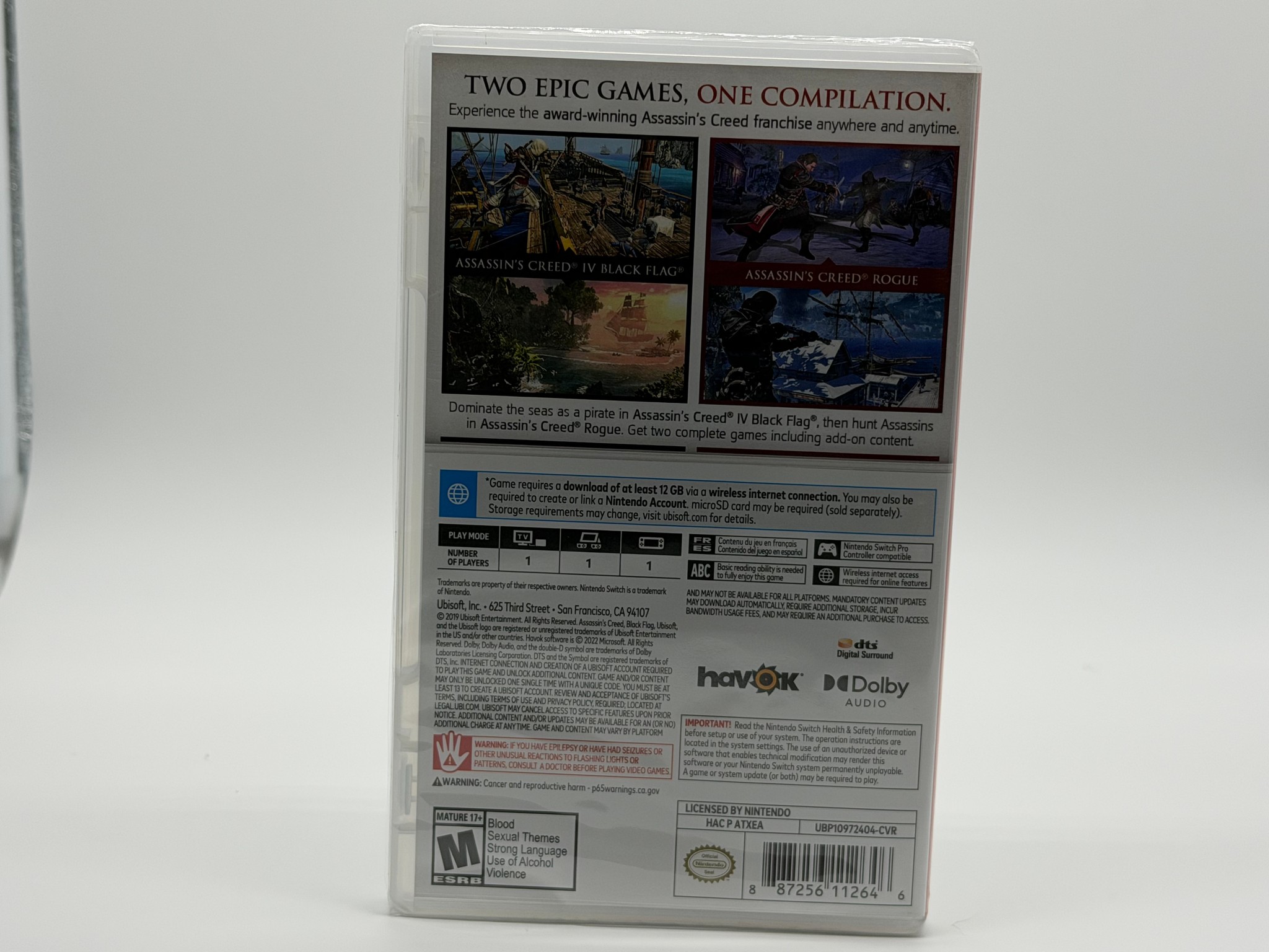 Assassin's Creed The Rebel Collection Nintendo Switch Game