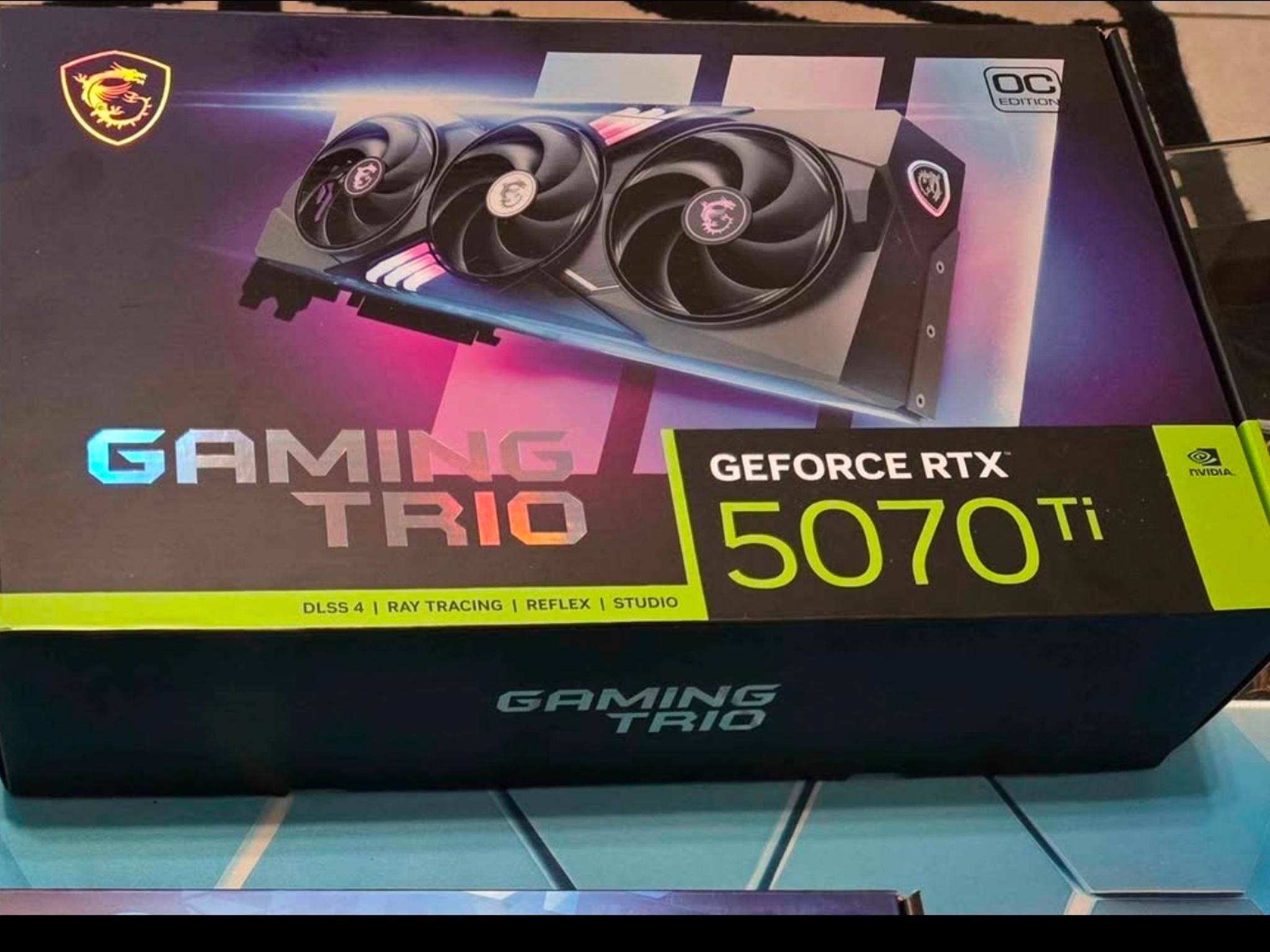MSI GeForce RTX 5070 Ti 16G GAMING TRIO OC PLUS