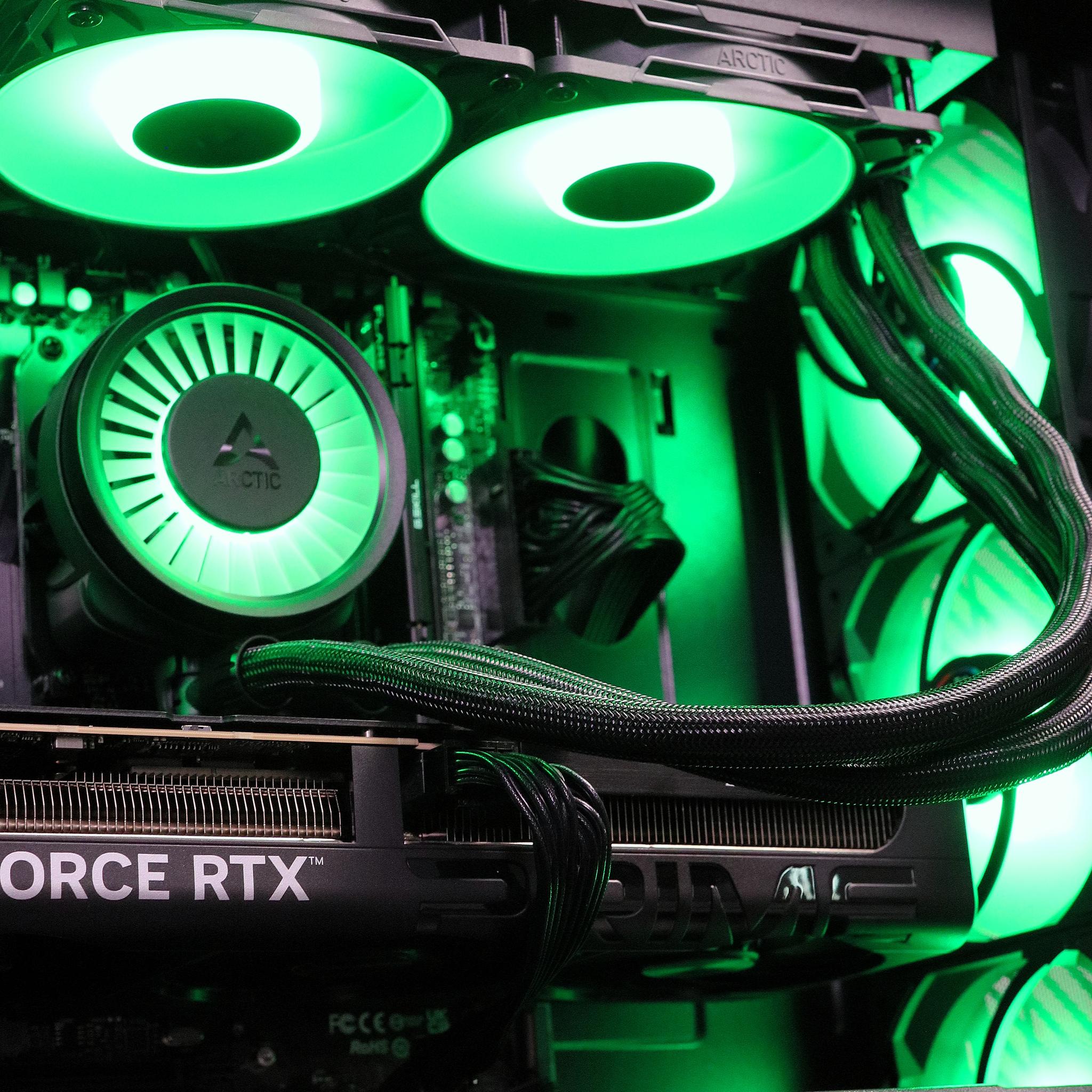 🟩 Arctic Venom ❄️ | Ryzen 5 7500X3D | RTX 5060 Ti 8GB | 16GB DDR5 - 6000 | 1TB NVMe |