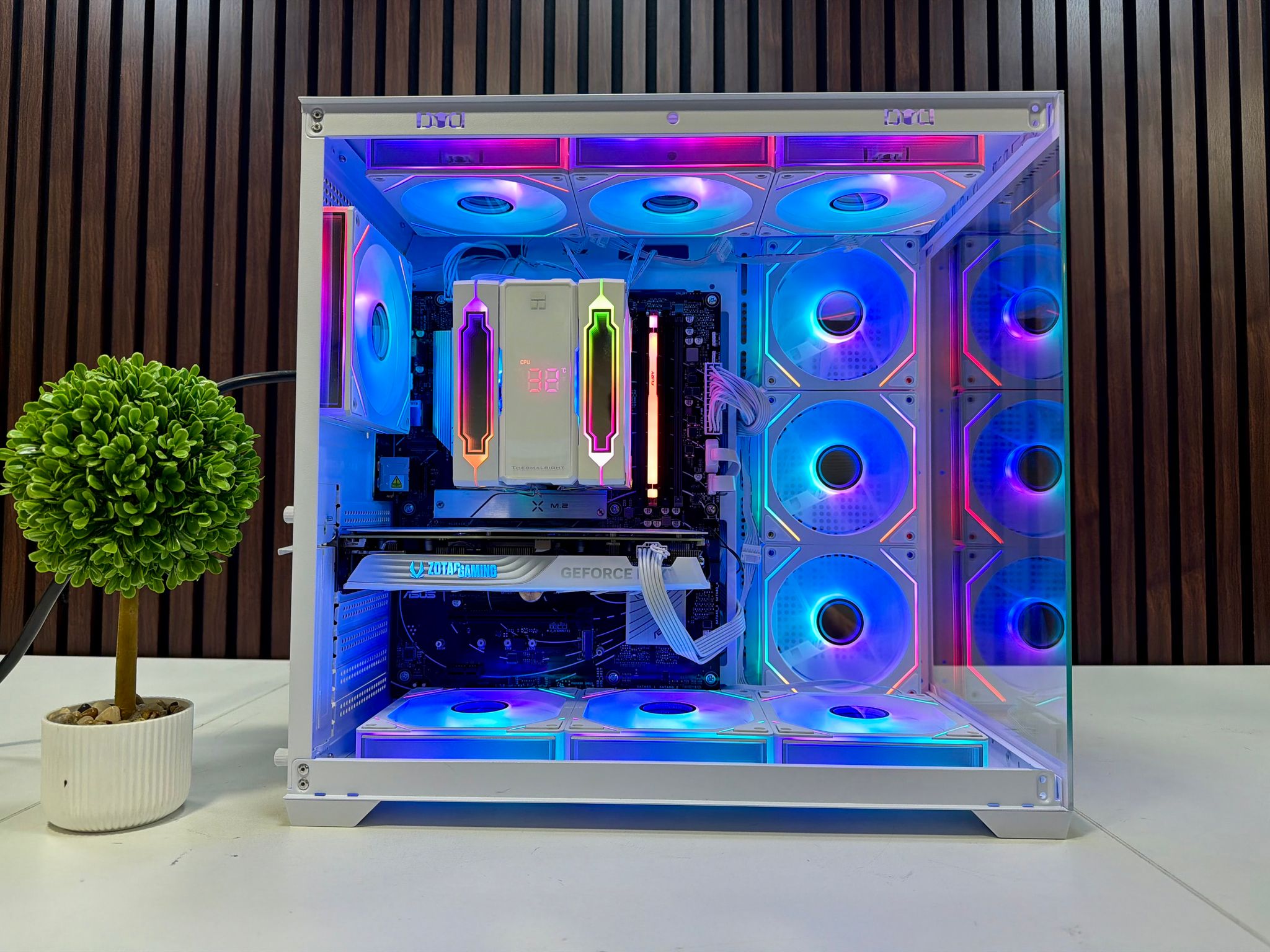RTX 4070 Super | Ryzen 9600X | 16GB DDR5 | 1TB M.2 | 850 Watt Gold PSU | LCD AIO
