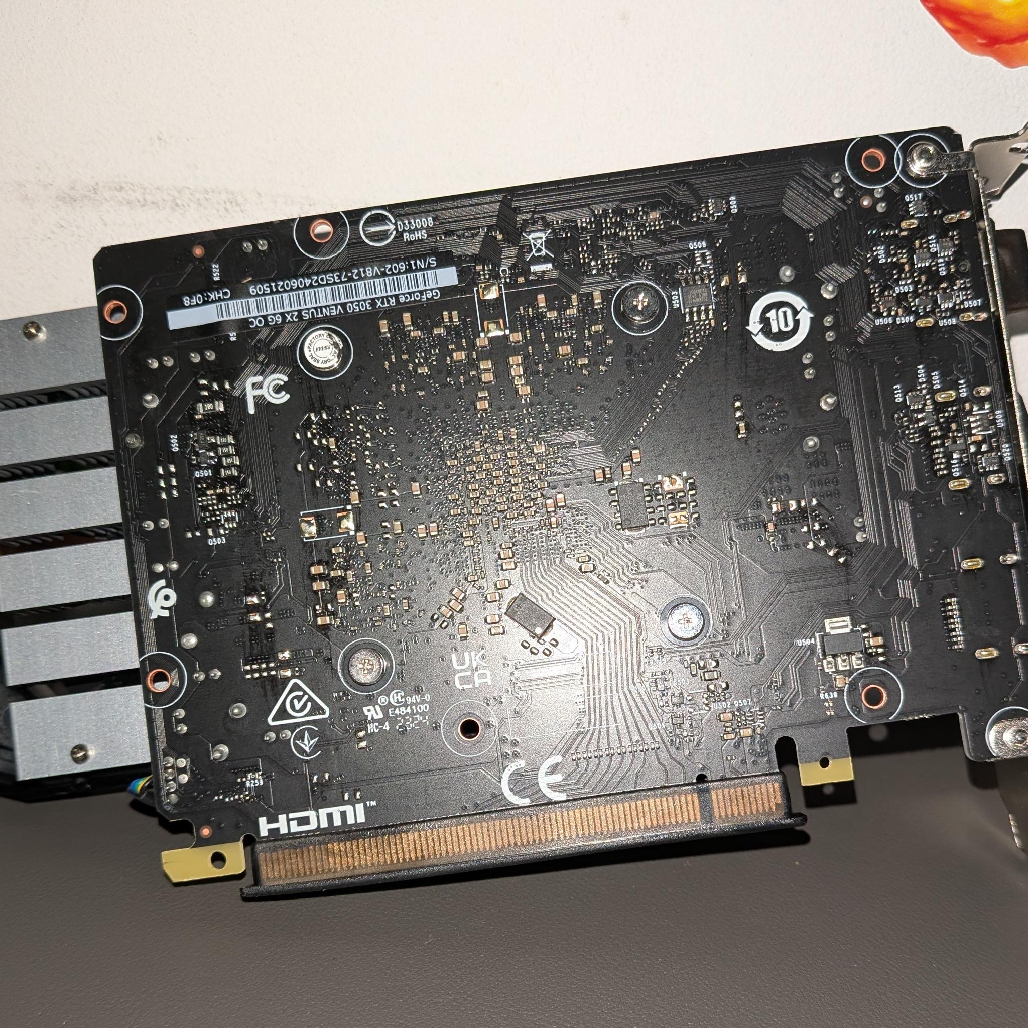 MSI VENTUS 2X GeForce RTX 3050 6GB OC